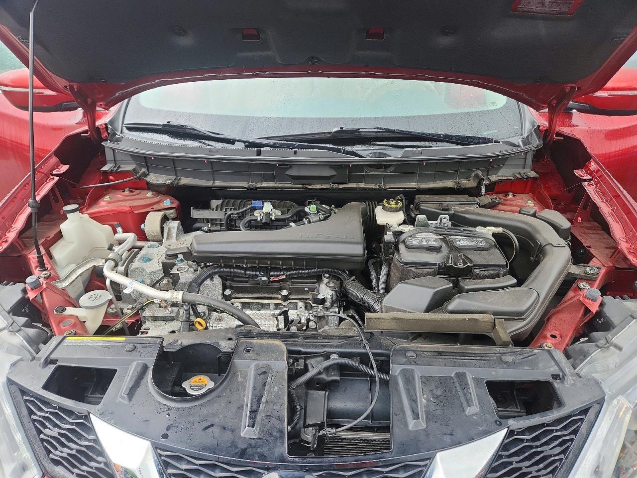 2015 Nissan Rogue S Burgundy vin: KNMAT2MV3FP537877