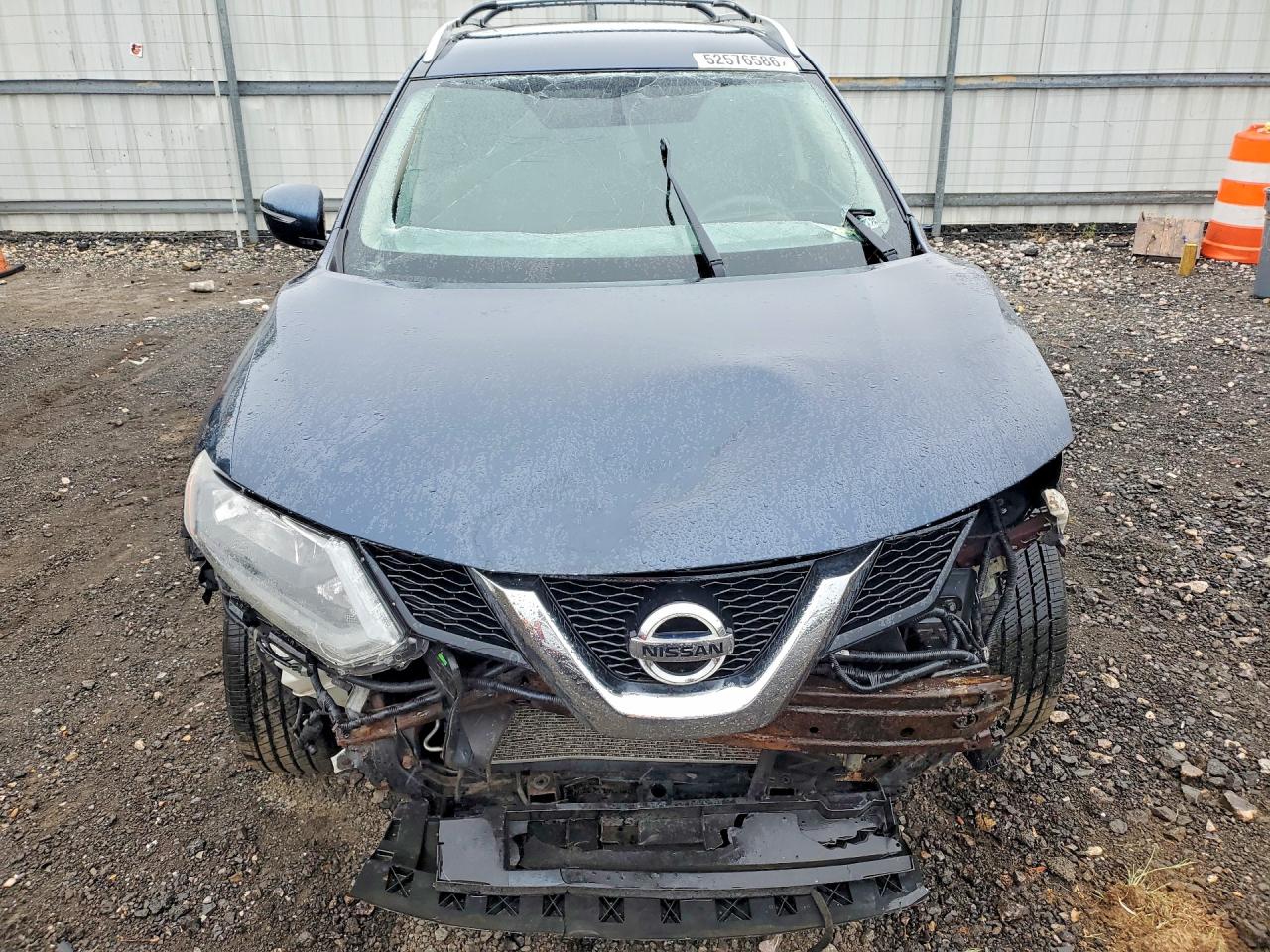 2015 Nissan Rogue Sv Blue vin: KNMAT2MV3FP541105