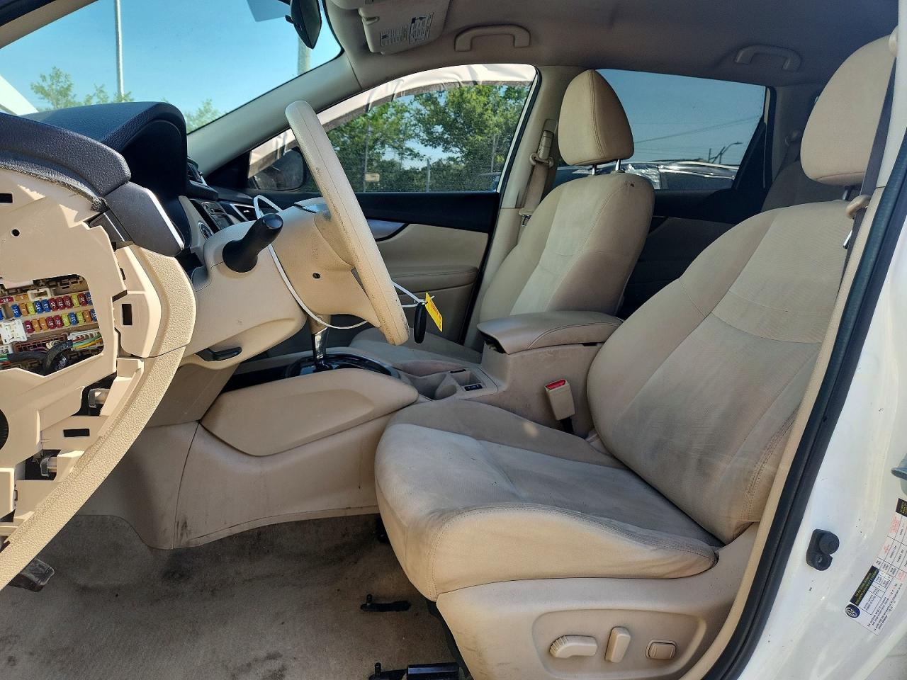 2015 Nissan Rogue Sv White vin: KNMAT2MV3FP567011