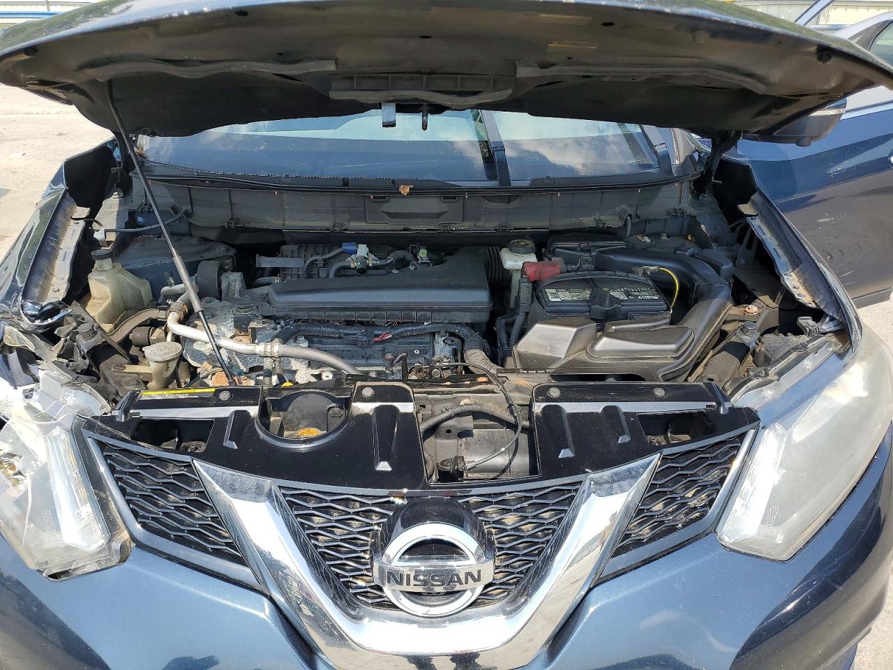 2015 Nissan Rogue Sv Blue vin: KNMAT2MV3FP577229