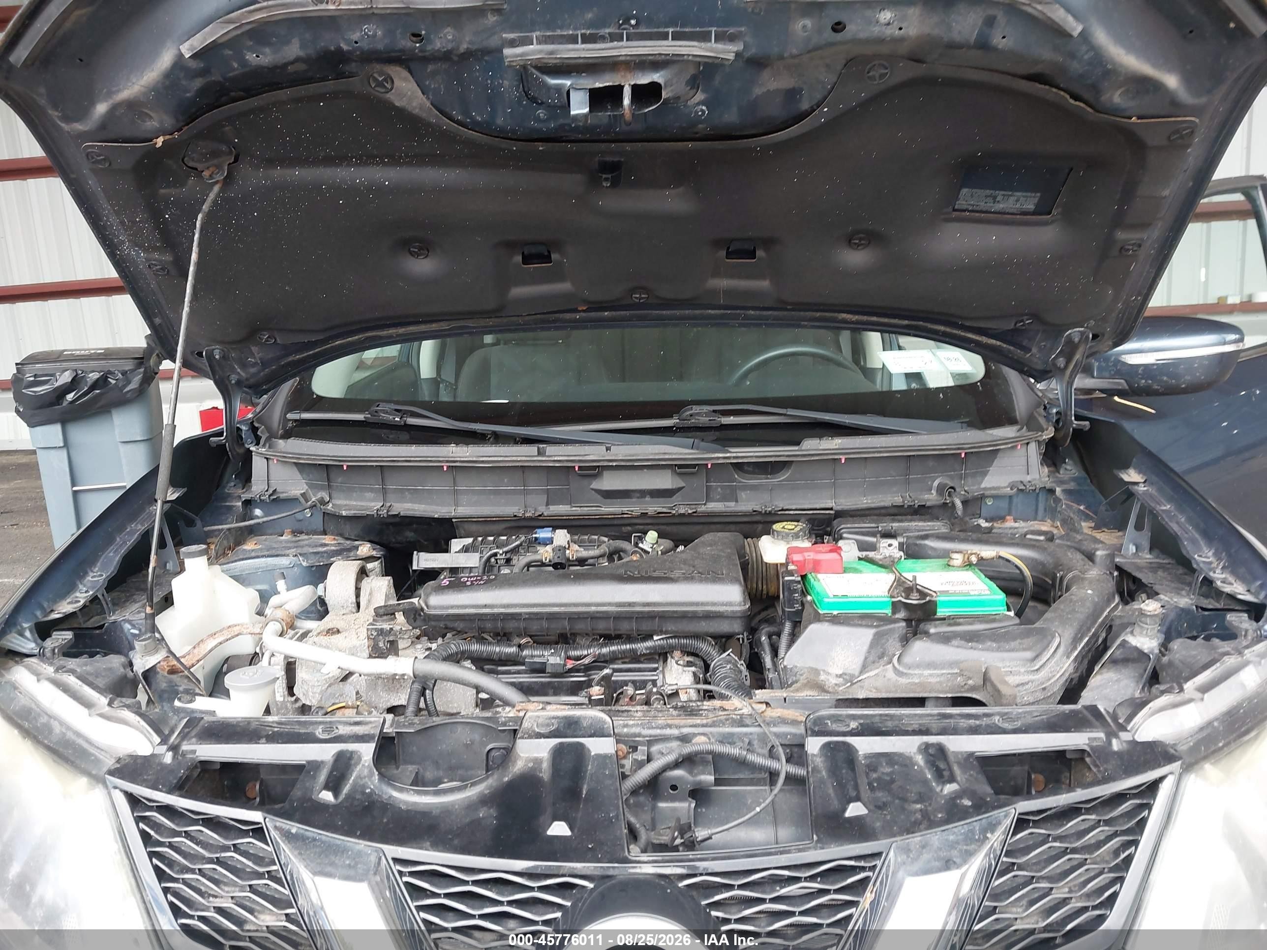 2015 Nissan Rogue S Blue vin: KNMAT2MV3FP582303