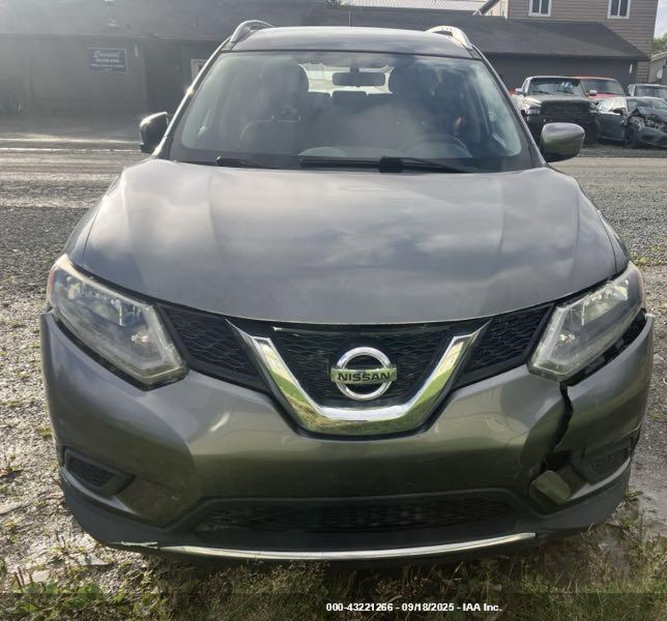 2016 Nissan Rogue Sv Gray vin: KNMAT2MV3GP627192
