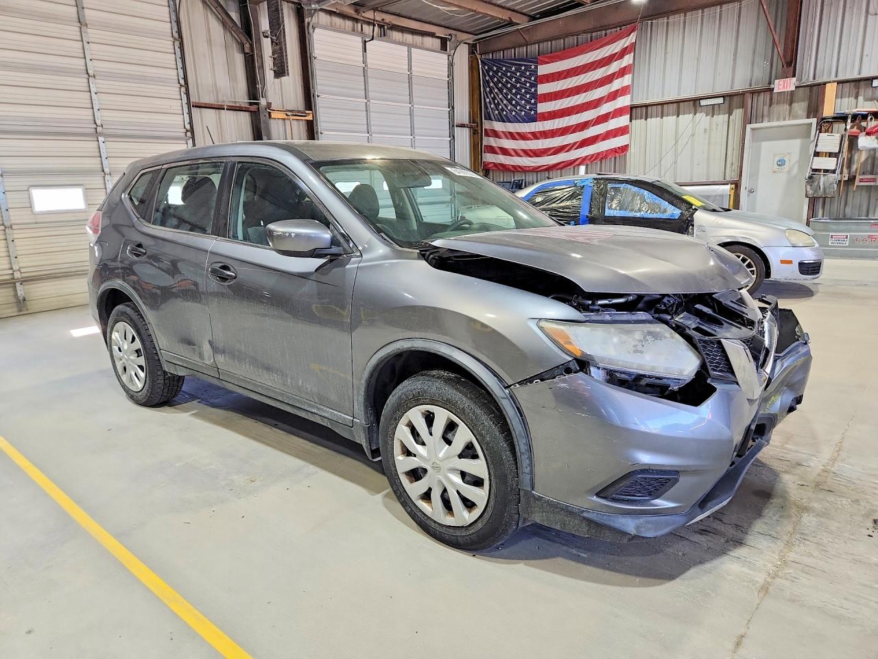 2016 Nissan Rogue S Gray vin: KNMAT2MV3GP660872