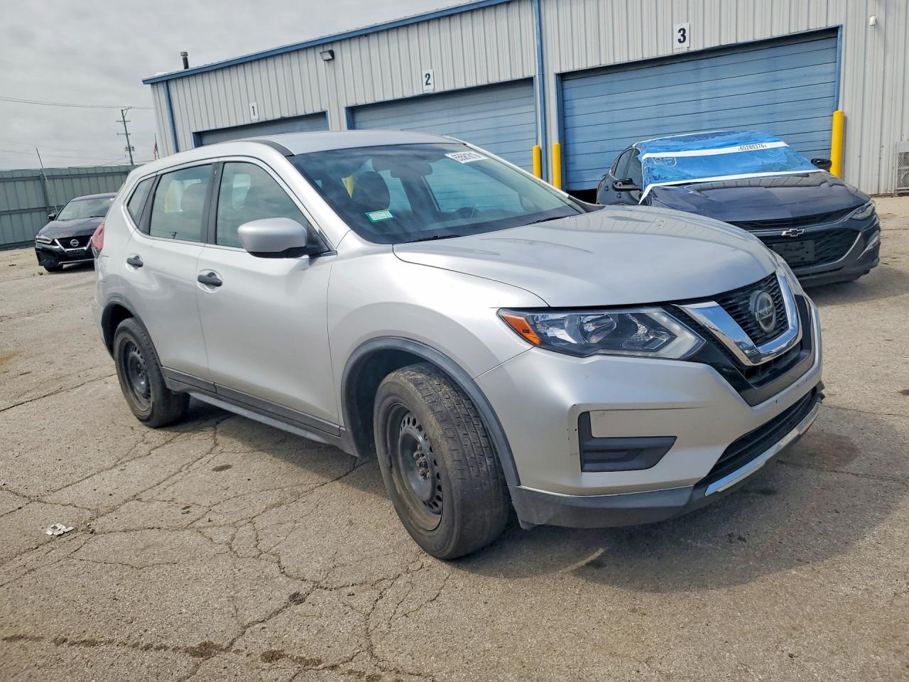 2018 Nissan Rogue S Silver vin: KNMAT2MV3JP547057