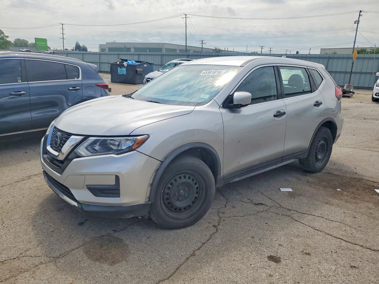 2018 Nissan Rogue S Silver vin: KNMAT2MV3JP547057