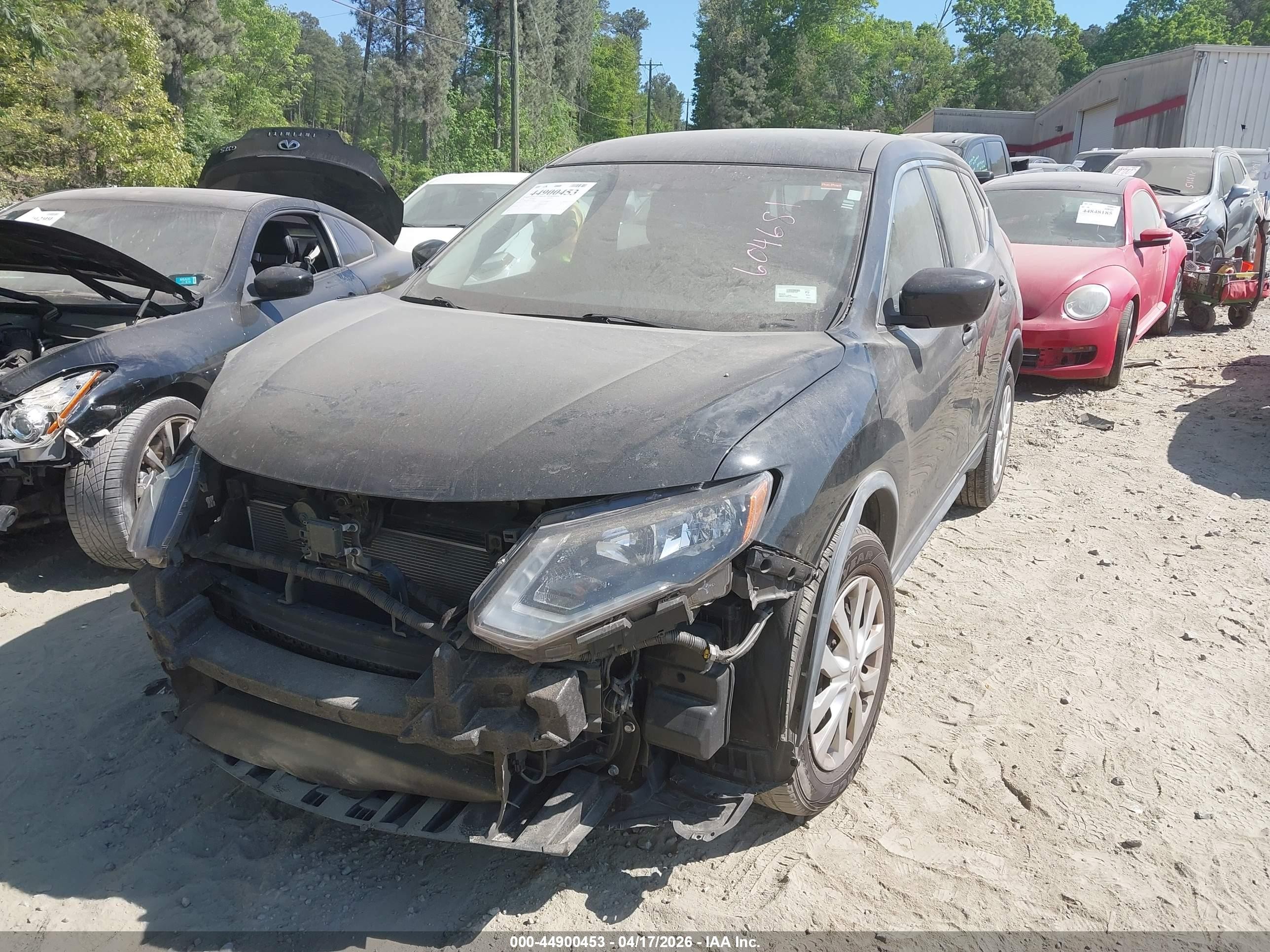 2018 Nissan Rogue S Черный vin: KNMAT2MV3JP604681