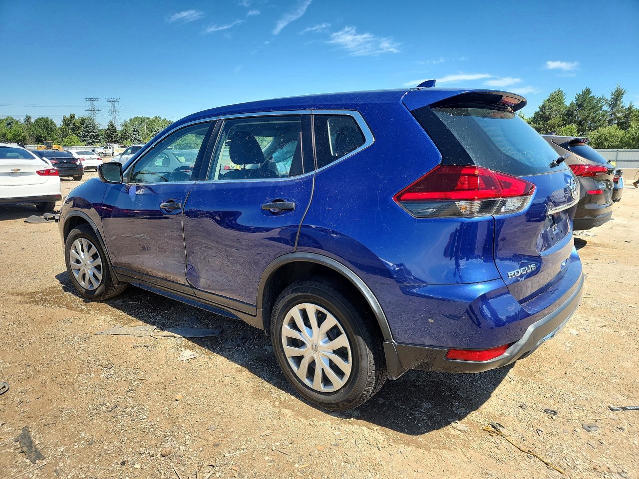 2019 Nissan Rogue S Blue vin: KNMAT2MV3KP536433