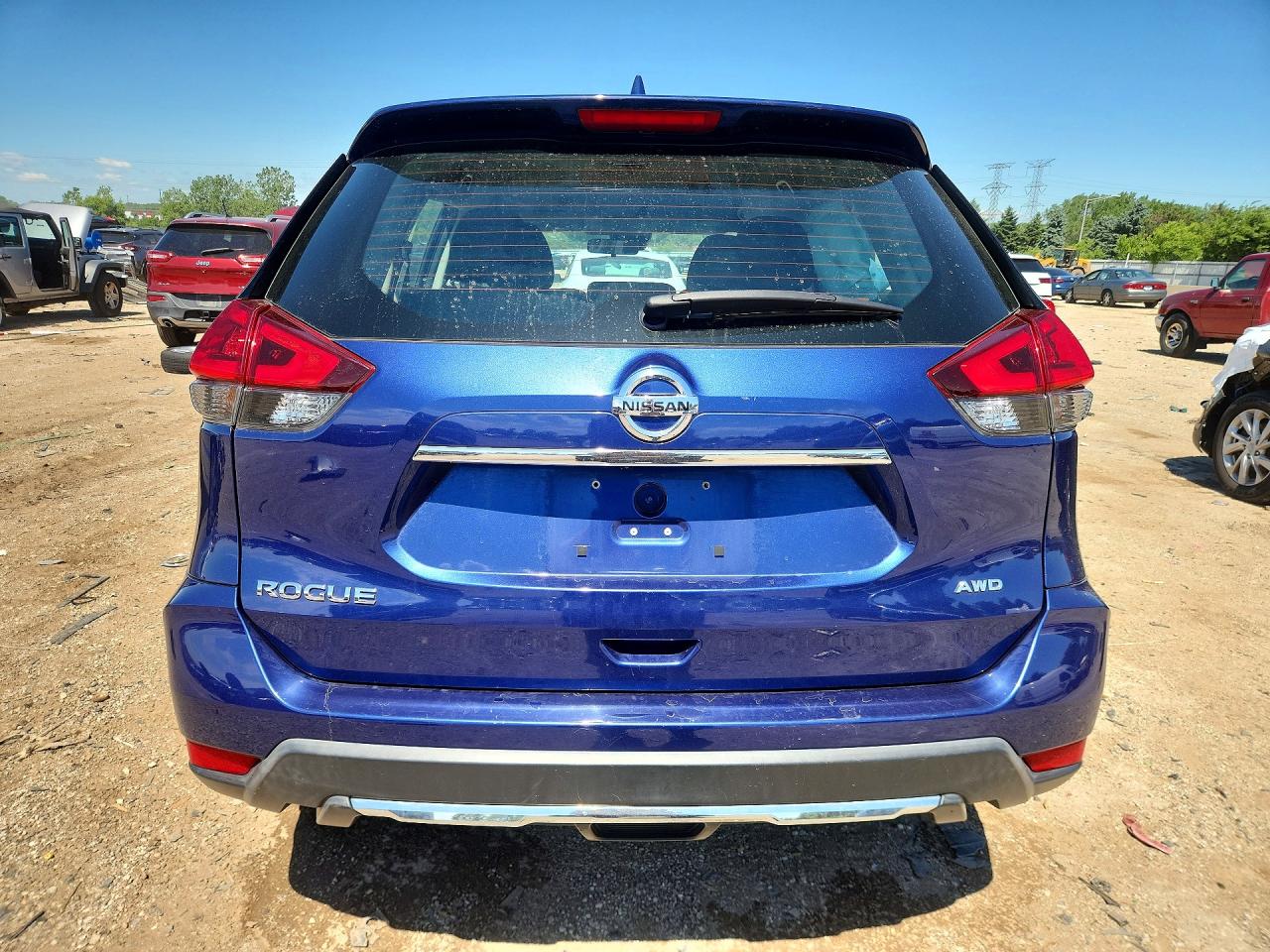 2019 Nissan Rogue S Blue vin: KNMAT2MV3KP536433