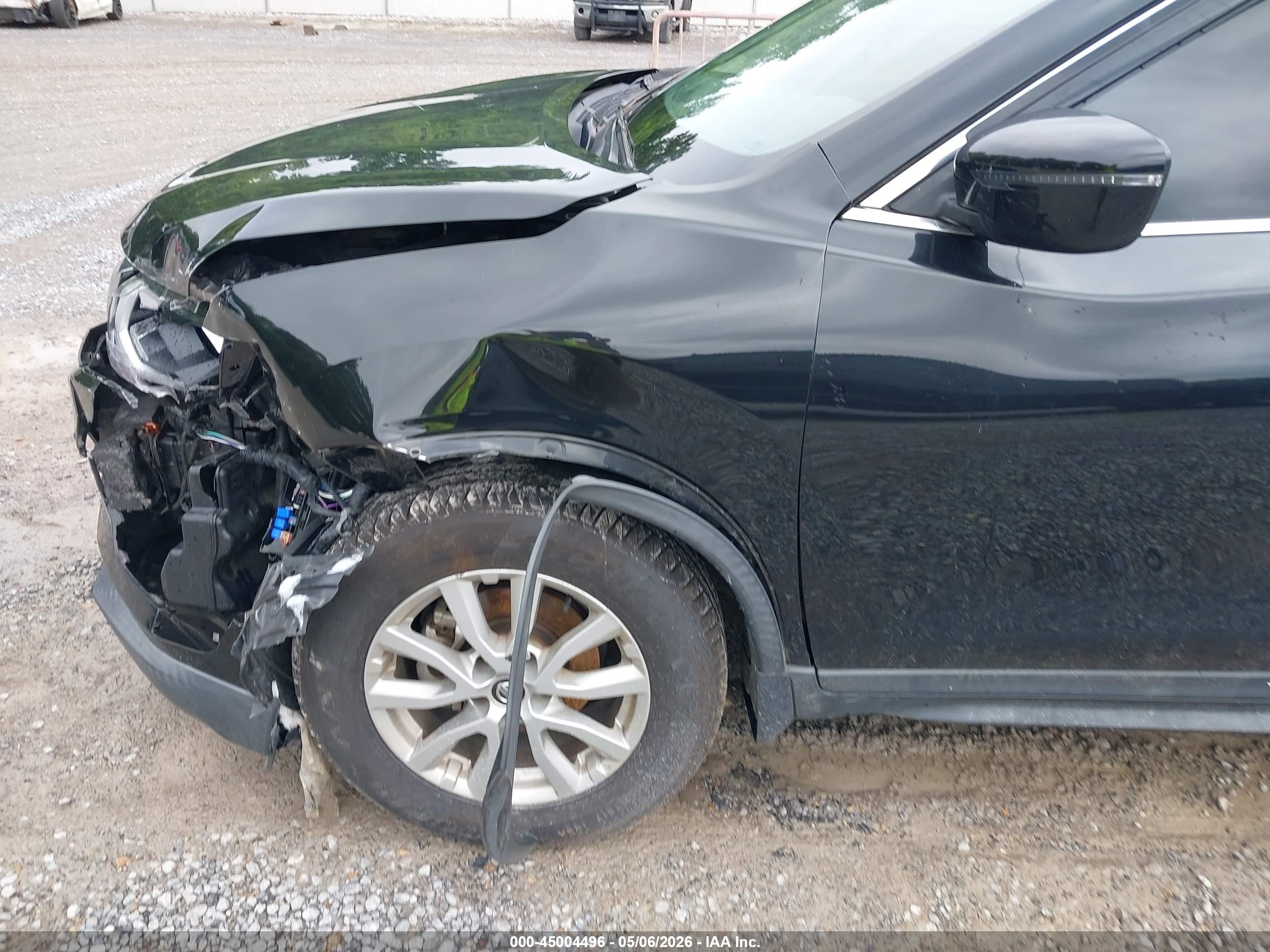 2019 Nissan Rogue Sv Черный vin: KNMAT2MV3KP546086