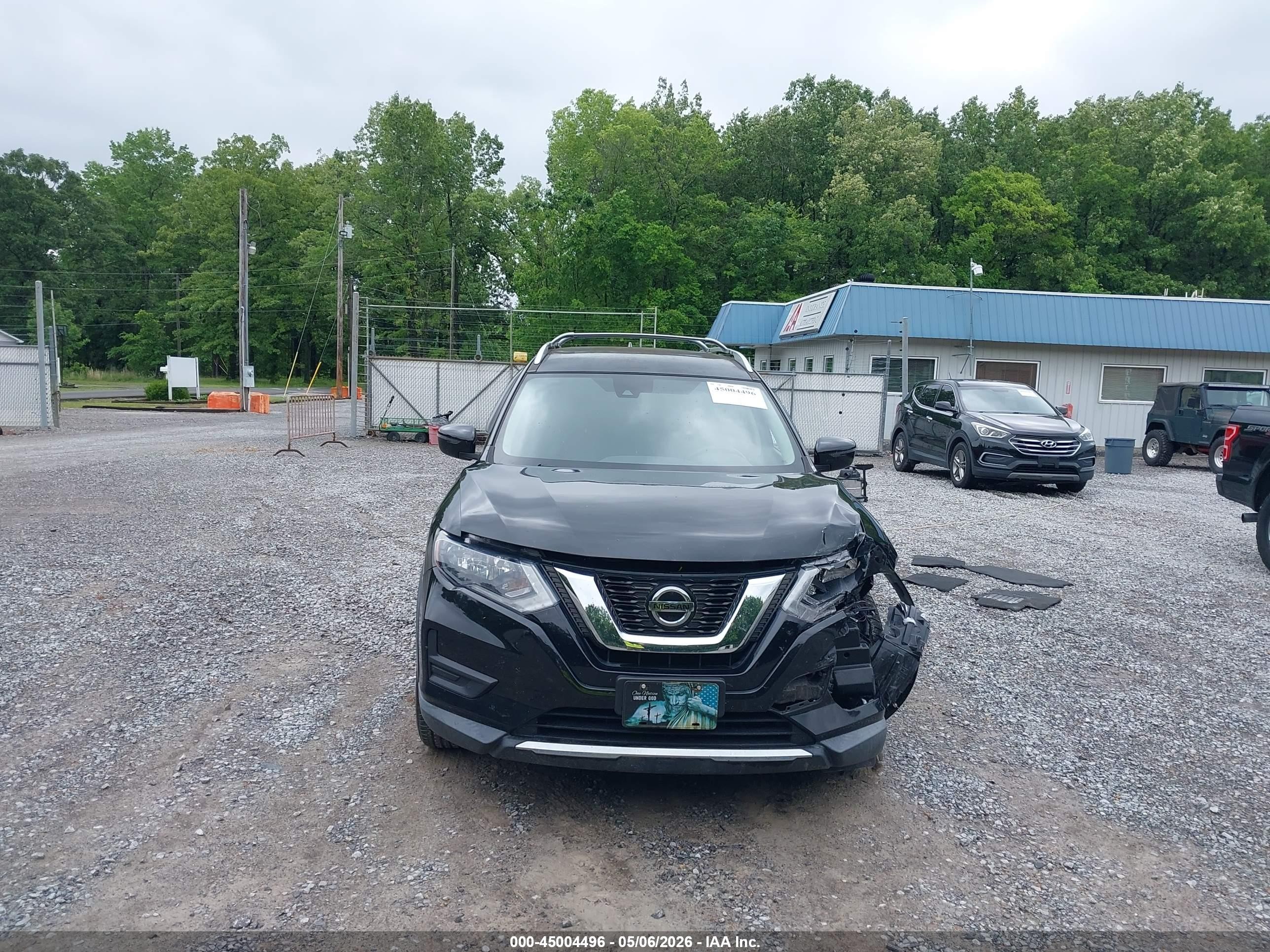 2019 Nissan Rogue Sv Черный vin: KNMAT2MV3KP546086