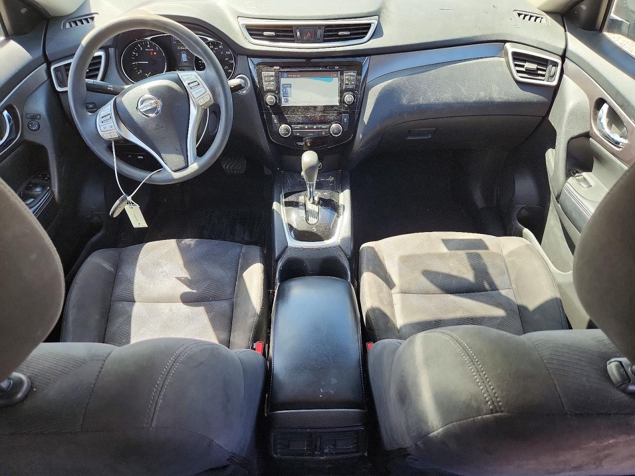 2015 Nissan Rogue Sv Серебряный vin: KNMAT2MV4FP506170