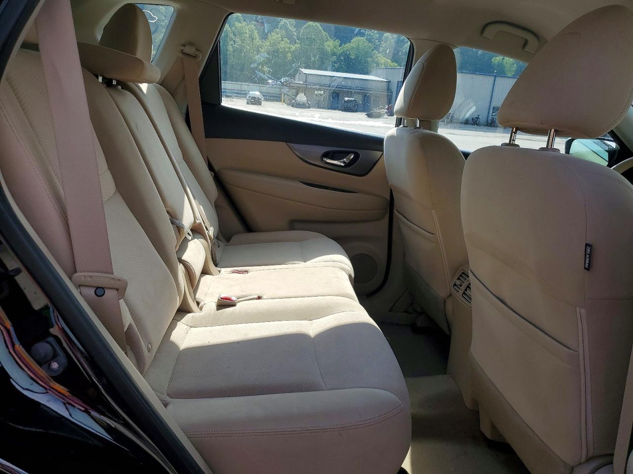 2015 Nissan Rogue S Черный vin: KNMAT2MV4FP512146