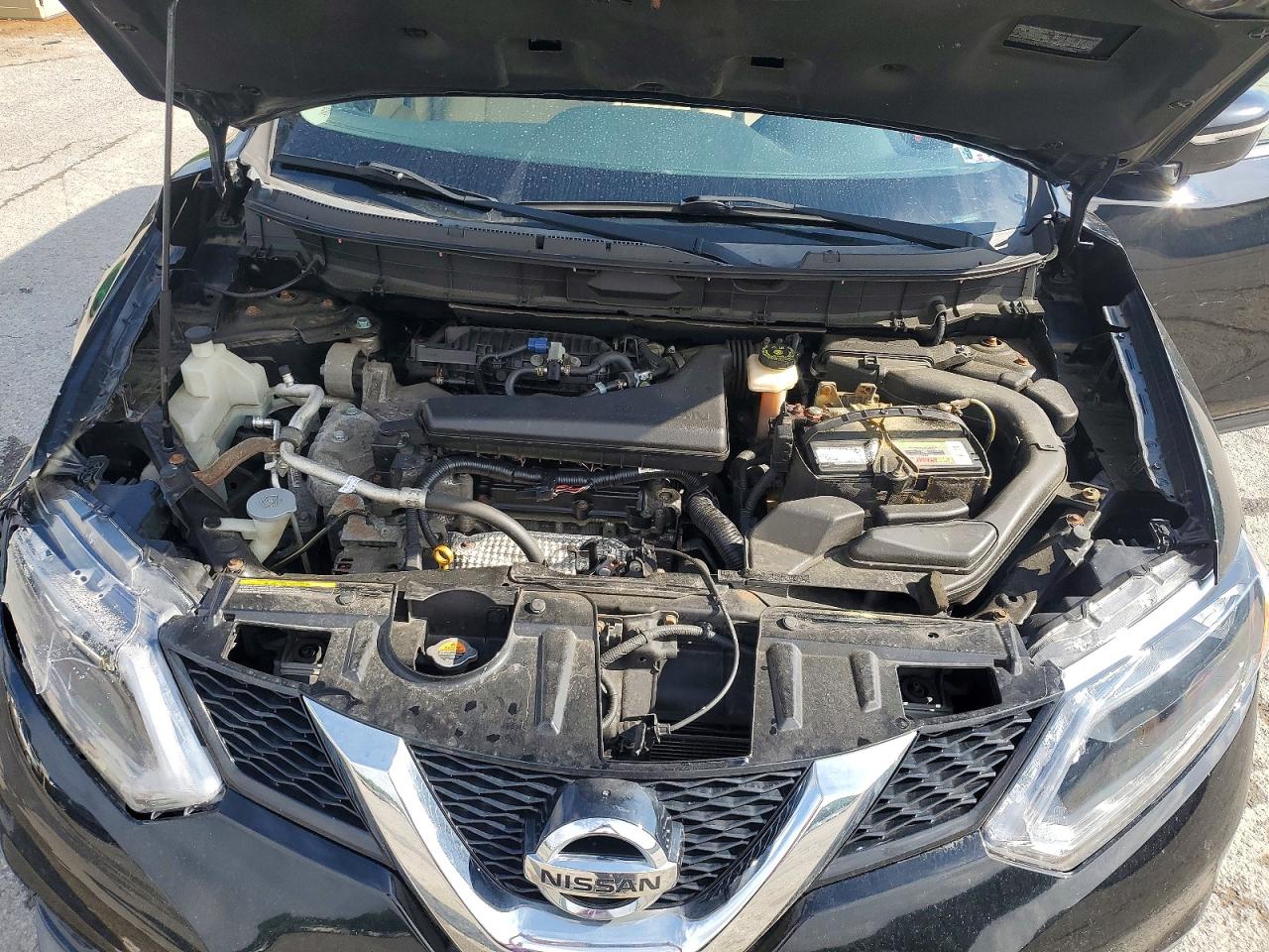 2015 Nissan Rogue S Черный vin: KNMAT2MV4FP512146