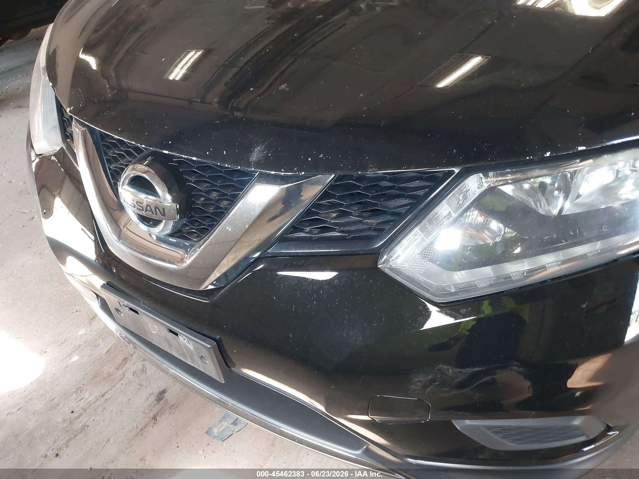2015 Nissan Rogue Sv Black vin: KNMAT2MV4FP519016
