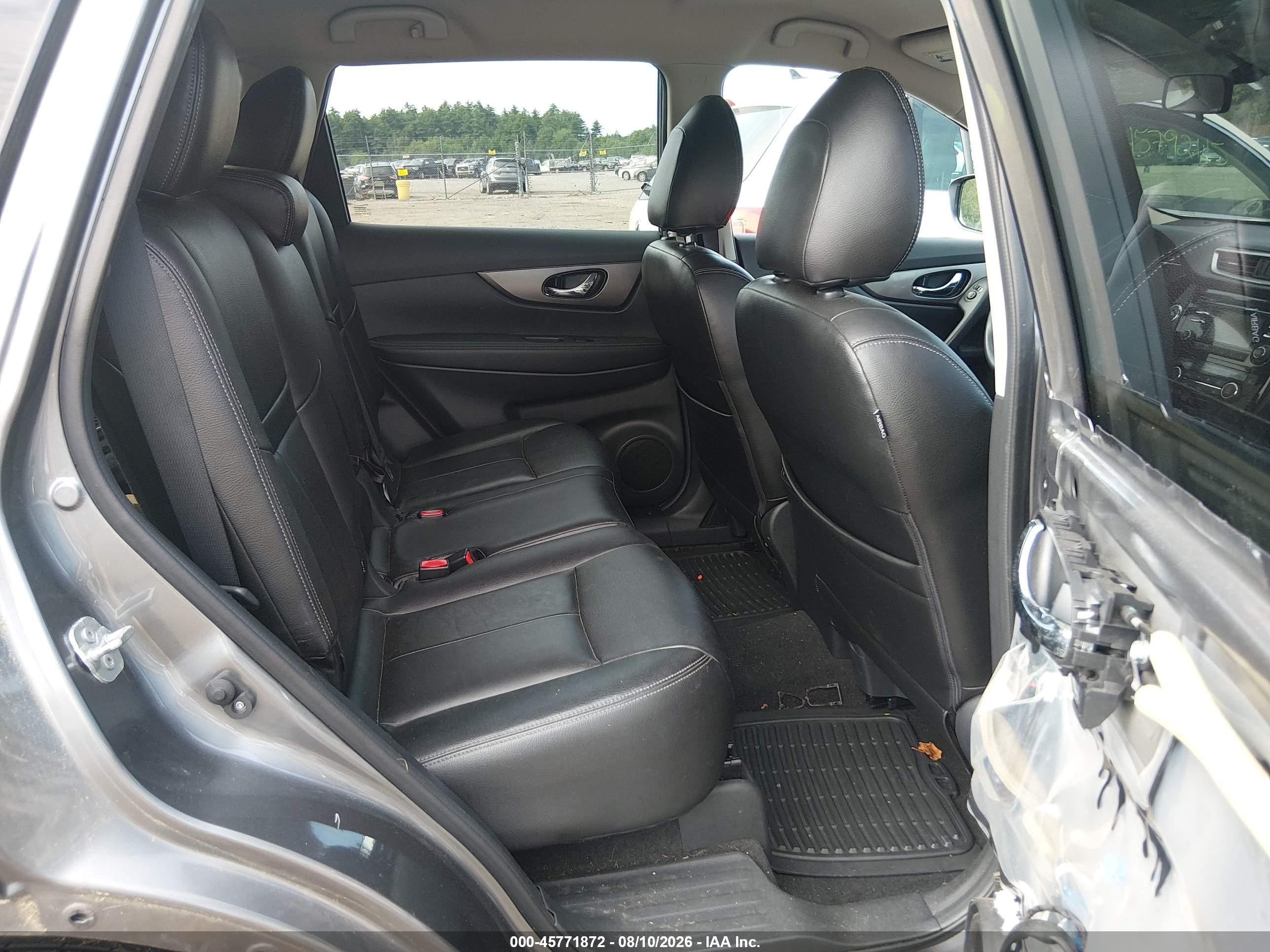 2015 Nissan Rogue Sv Gray vin: KNMAT2MV4FP533465