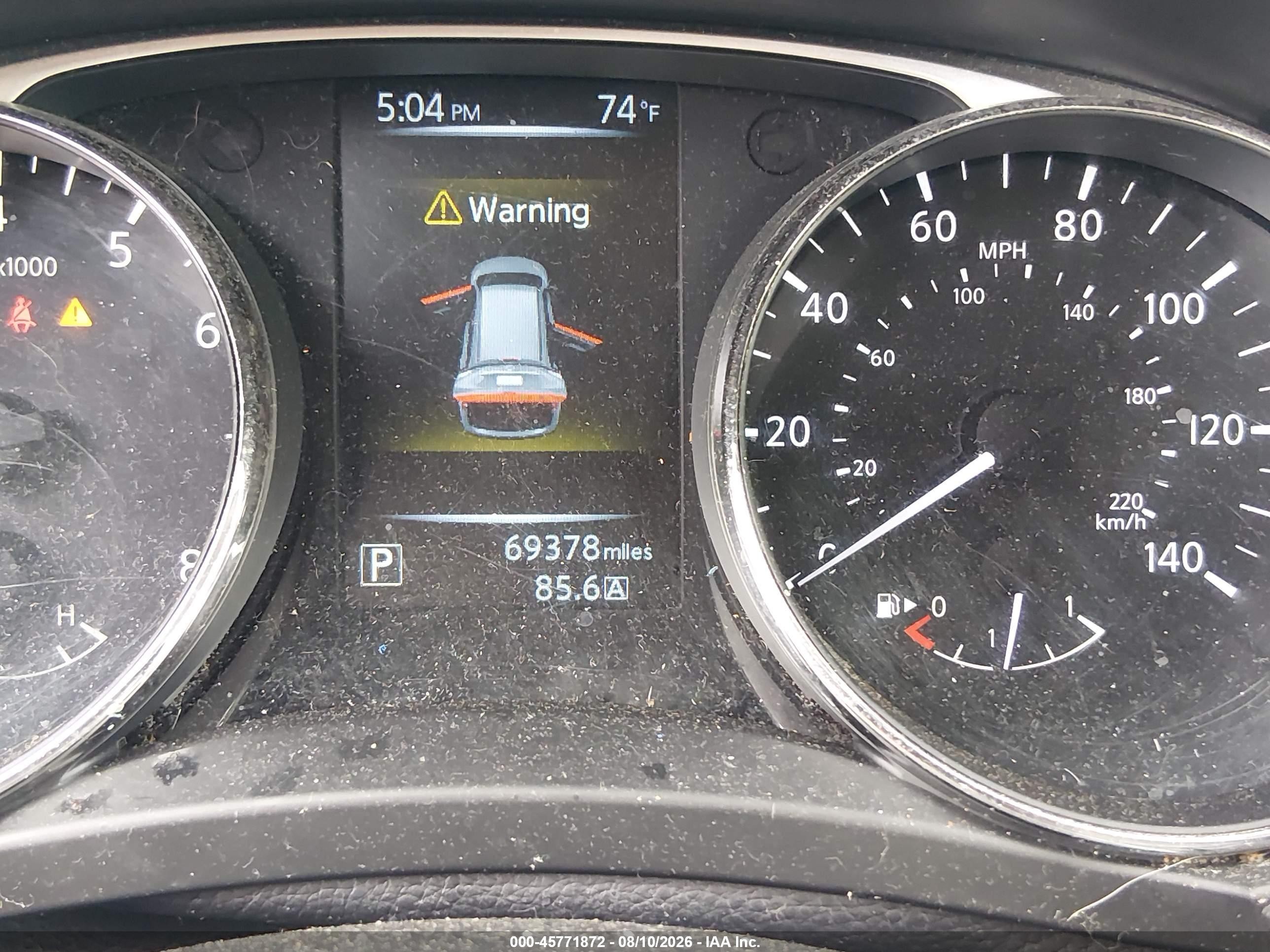 2015 Nissan Rogue Sv Gray vin: KNMAT2MV4FP533465