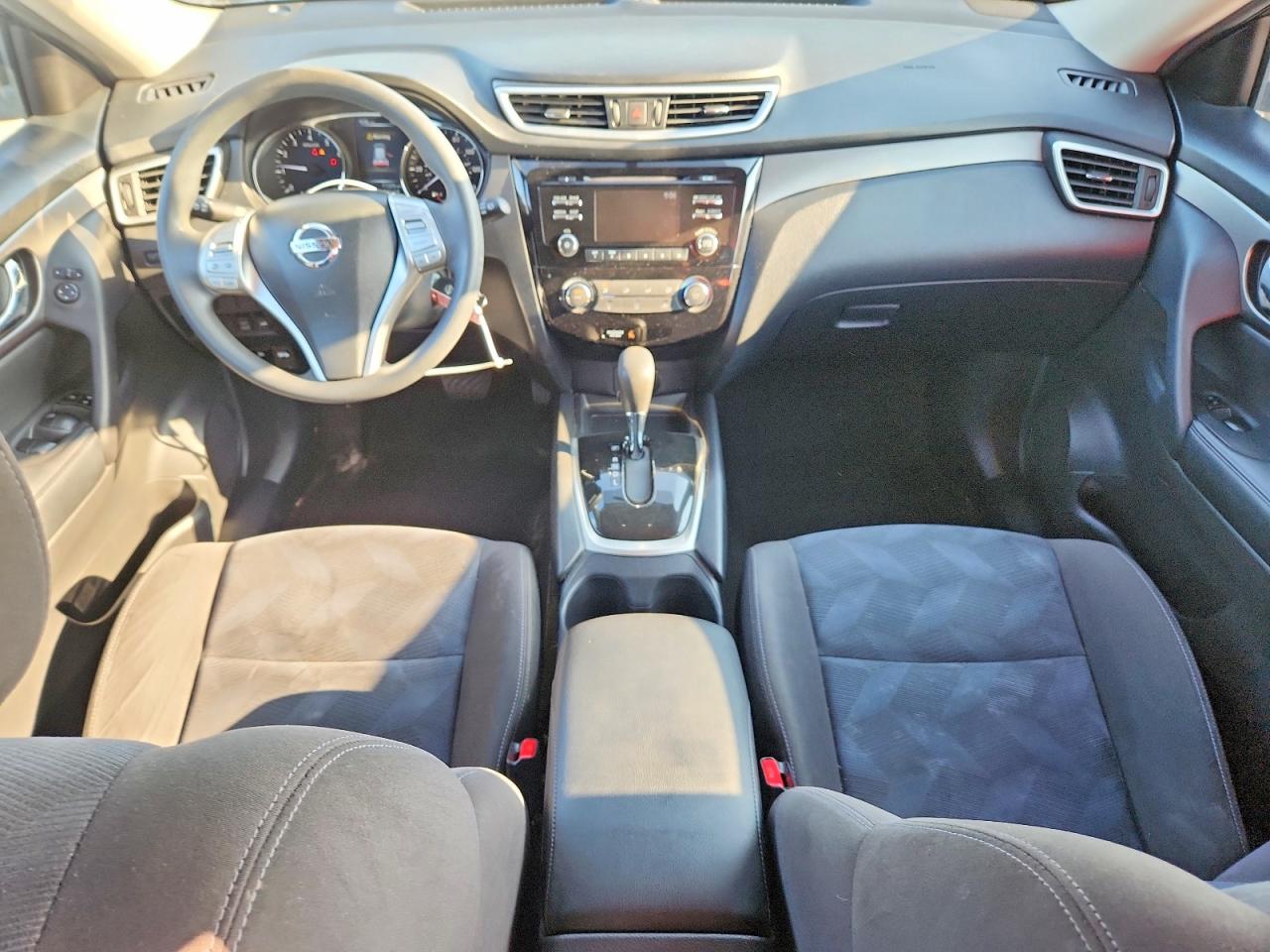 2015 Nissan Rogue S Black vin: KNMAT2MV4FP534681