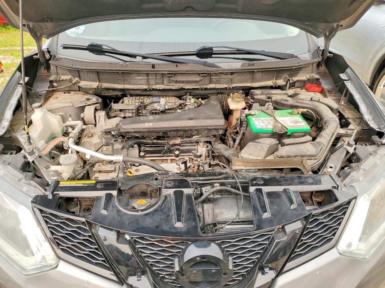 2015 Nissan Rogue Sv Gray vin: KNMAT2MV4FP542246