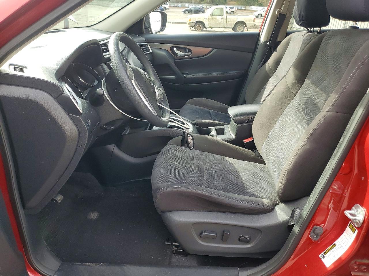 2015 Nissan Rogue Sv Red vin: KNMAT2MV4FP546281