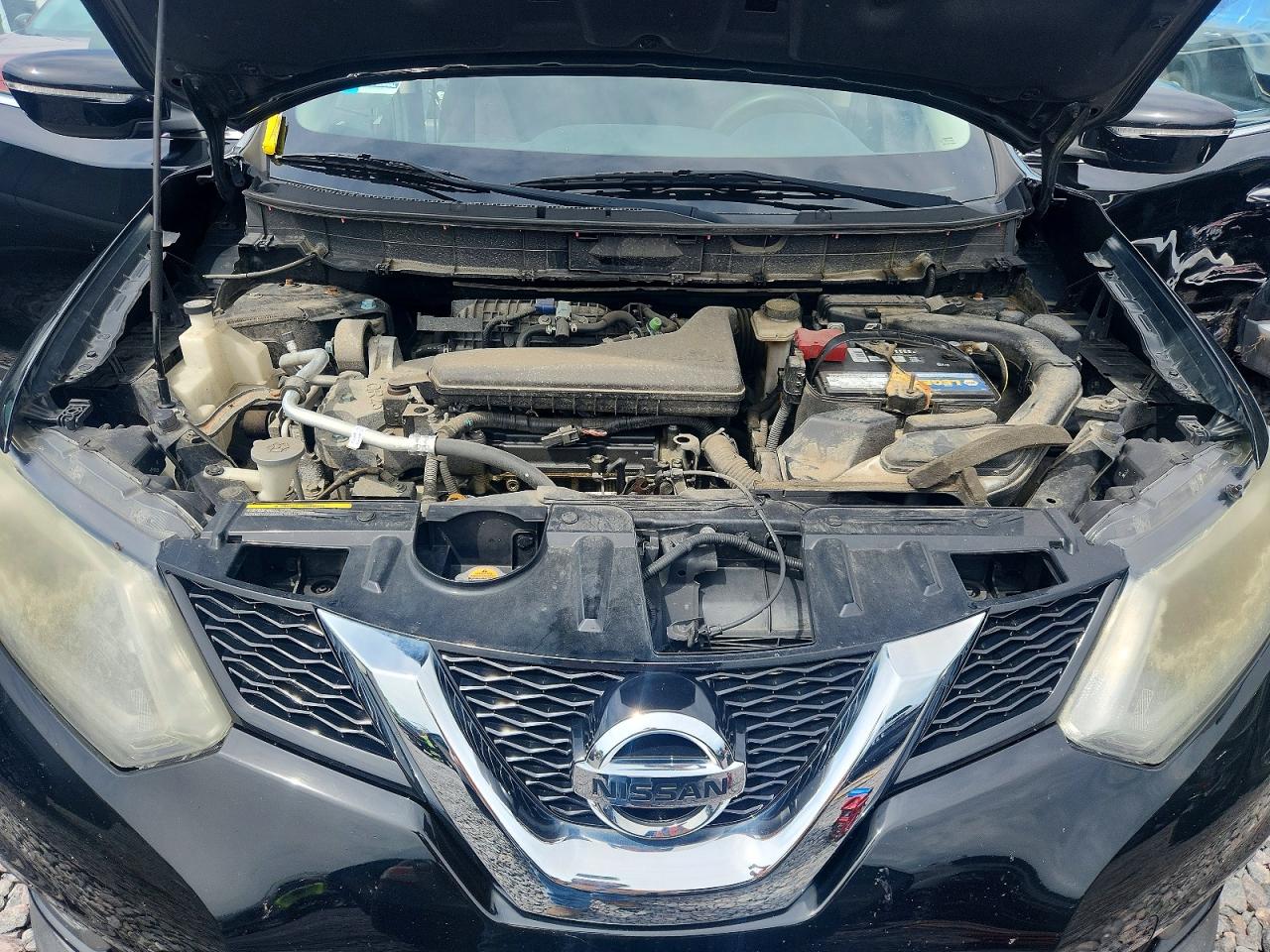 2015 Nissan Rogue Sv Black vin: KNMAT2MV4FP546717