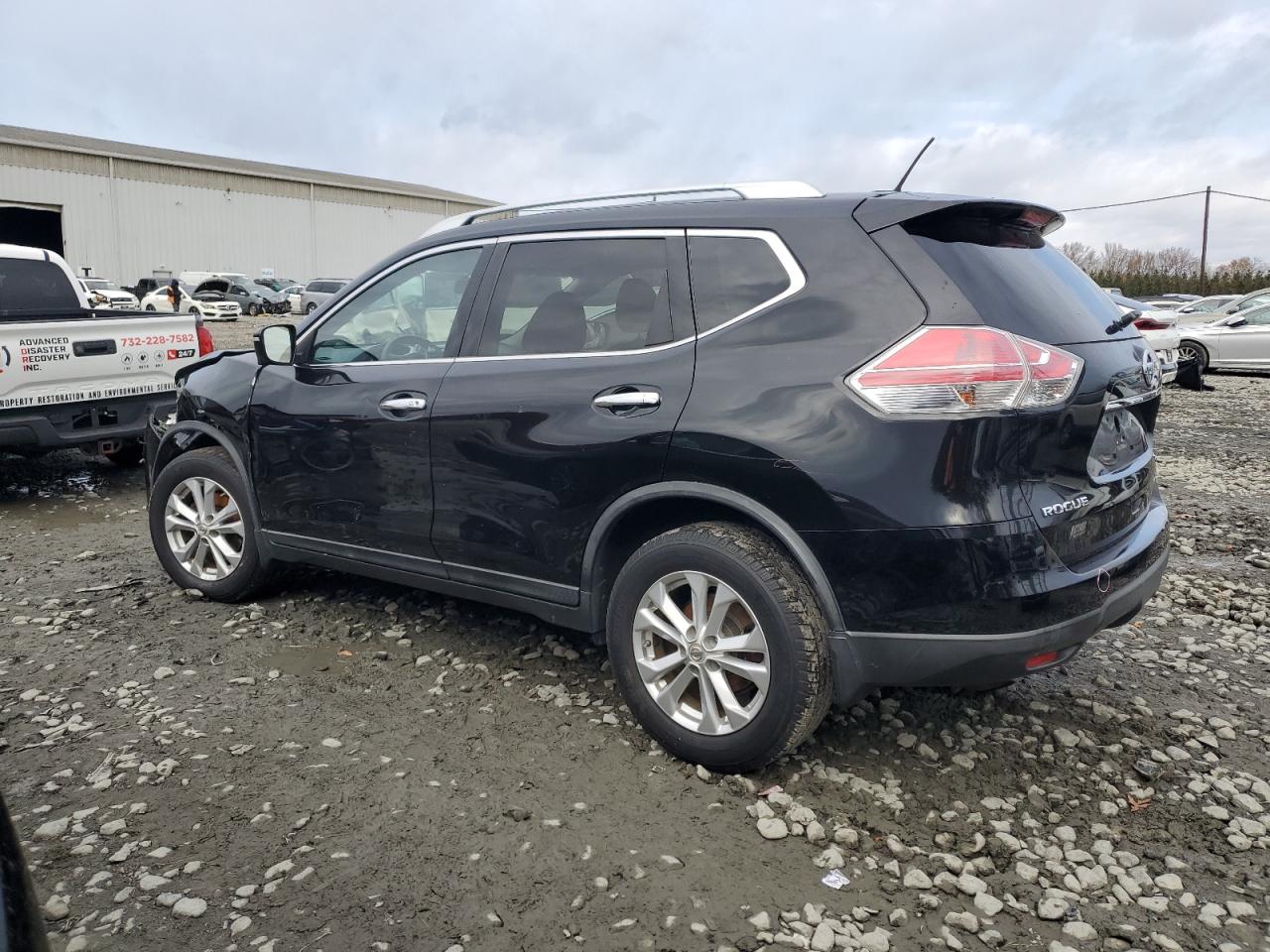 2015 Nissan Rogue S Black vin: KNMAT2MV4FP558530