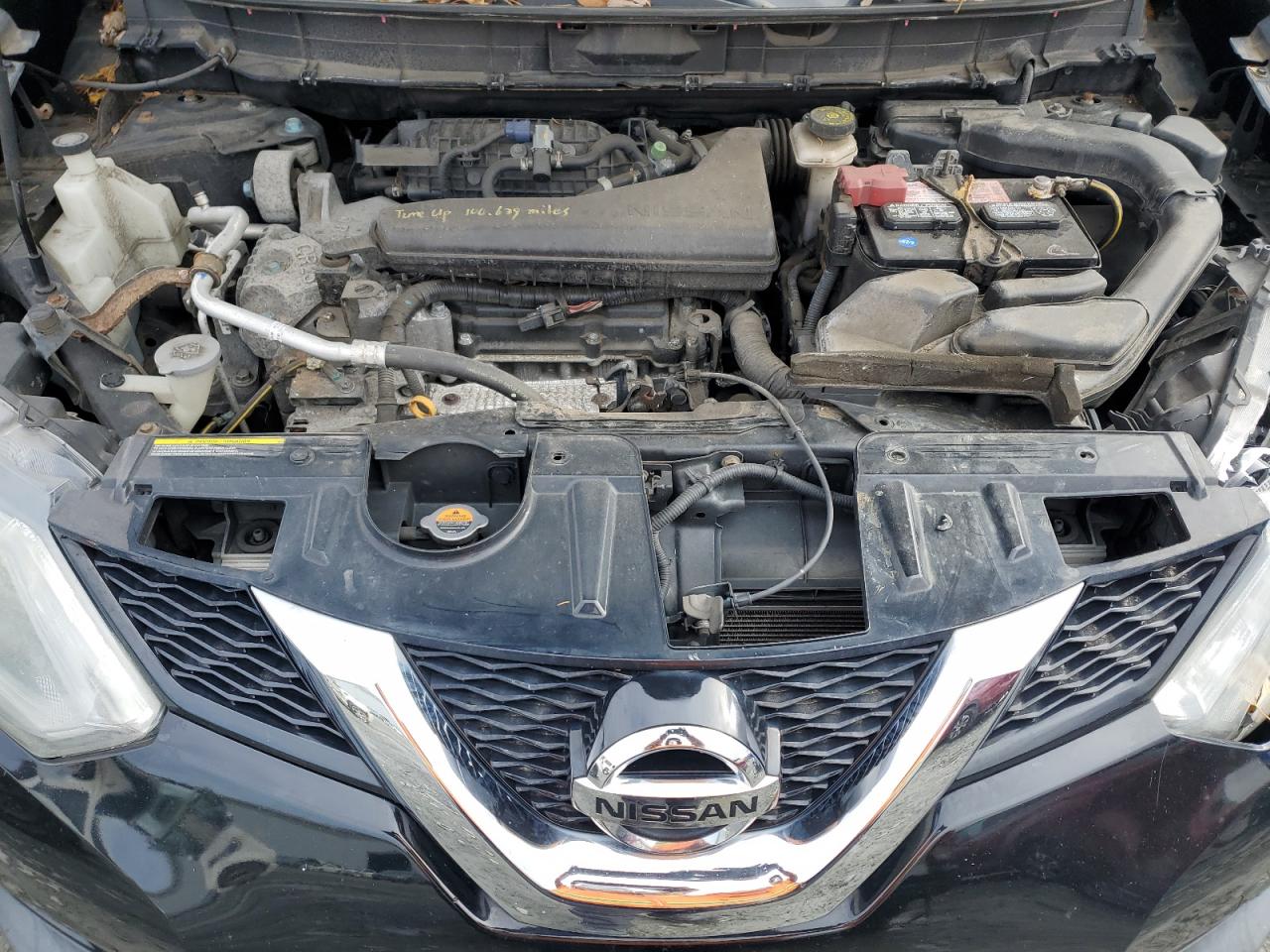 2015 Nissan Rogue S Black vin: KNMAT2MV4FP558530