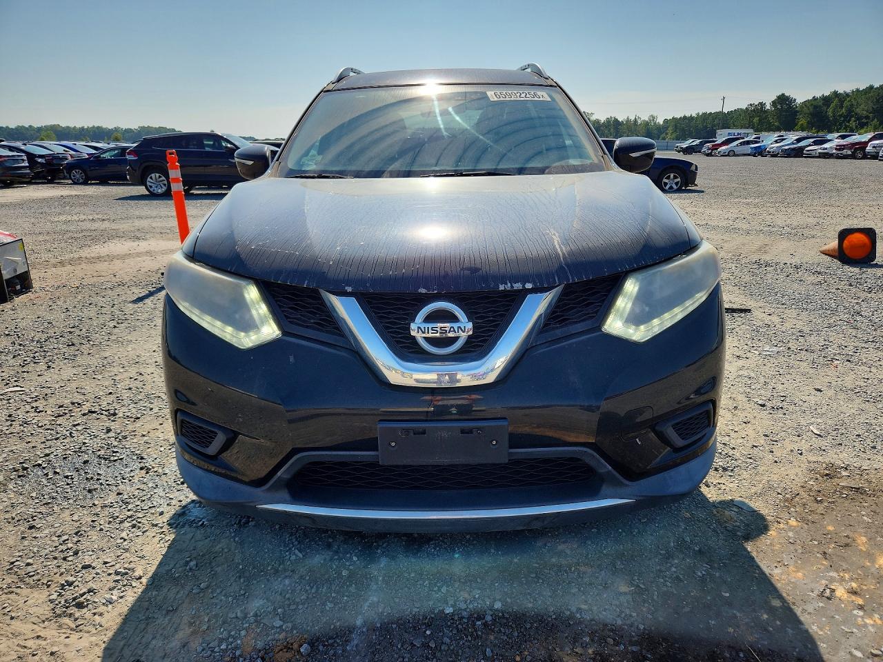 2015 Nissan Rogue Sv Black vin: KNMAT2MV4FP567373