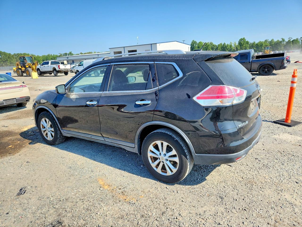2015 Nissan Rogue Sv Black vin: KNMAT2MV4FP567373