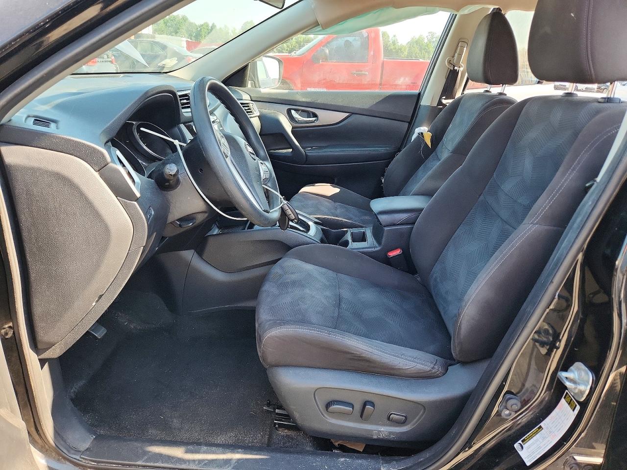 2015 Nissan Rogue Sv Black vin: KNMAT2MV4FP567373