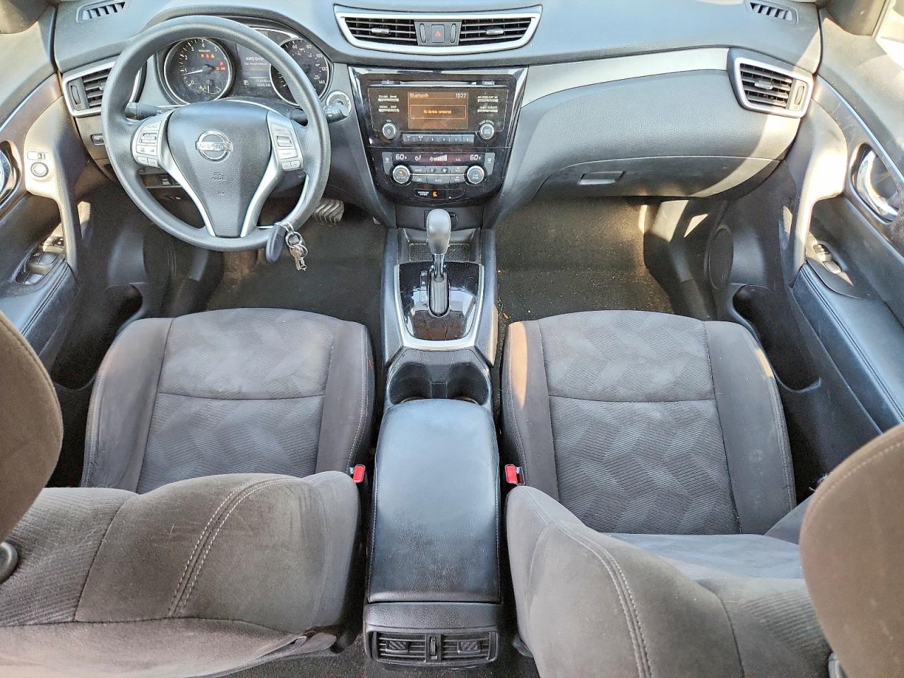 2015 Nissan Rogue Sv Black vin: KNMAT2MV4FP567373