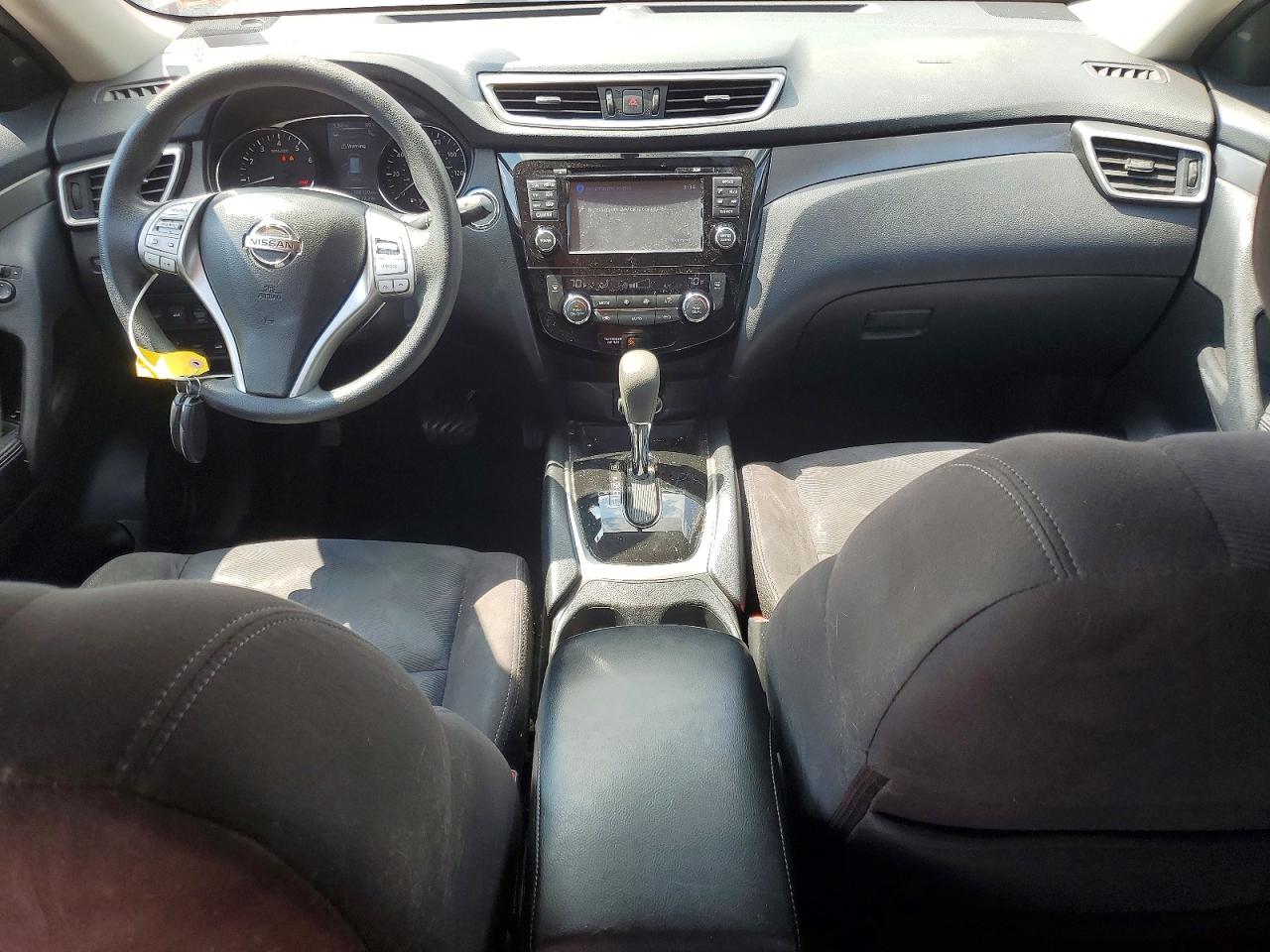 2015 Nissan Rogue Sv Maroon vin: KNMAT2MV4FP568572