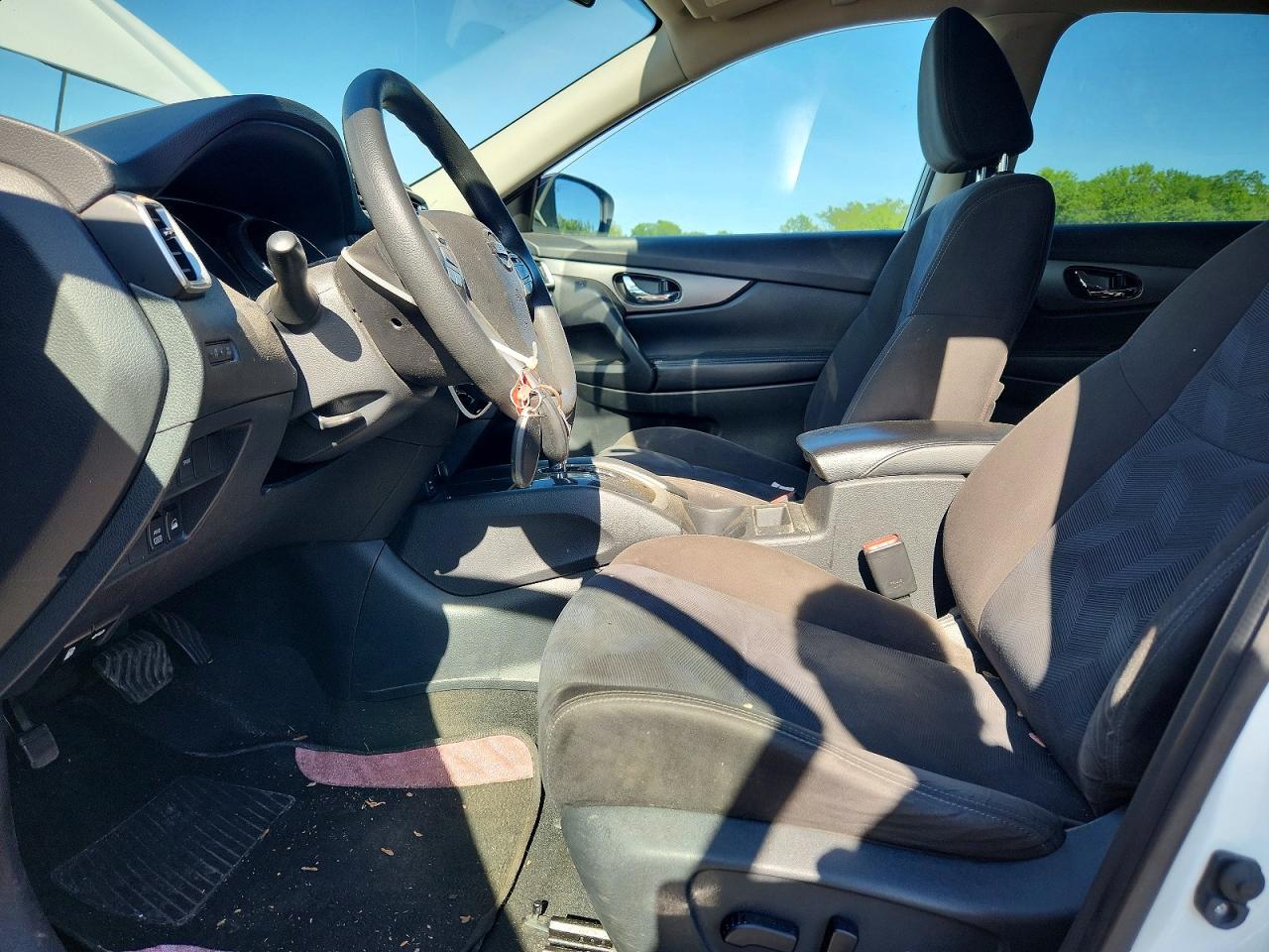 2015 Nissan Rogue Sv White vin: KNMAT2MV4FP573500