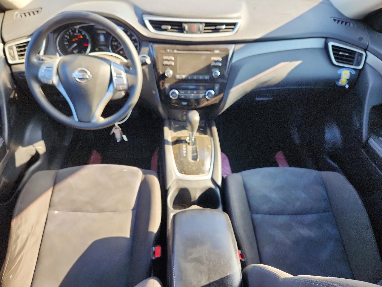 2015 Nissan Rogue Sv White vin: KNMAT2MV4FP573500