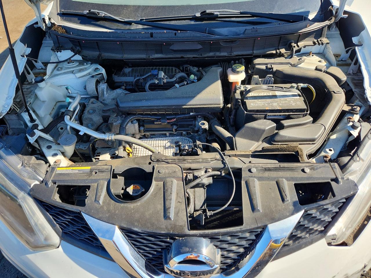2015 Nissan Rogue Sv White vin: KNMAT2MV4FP573500