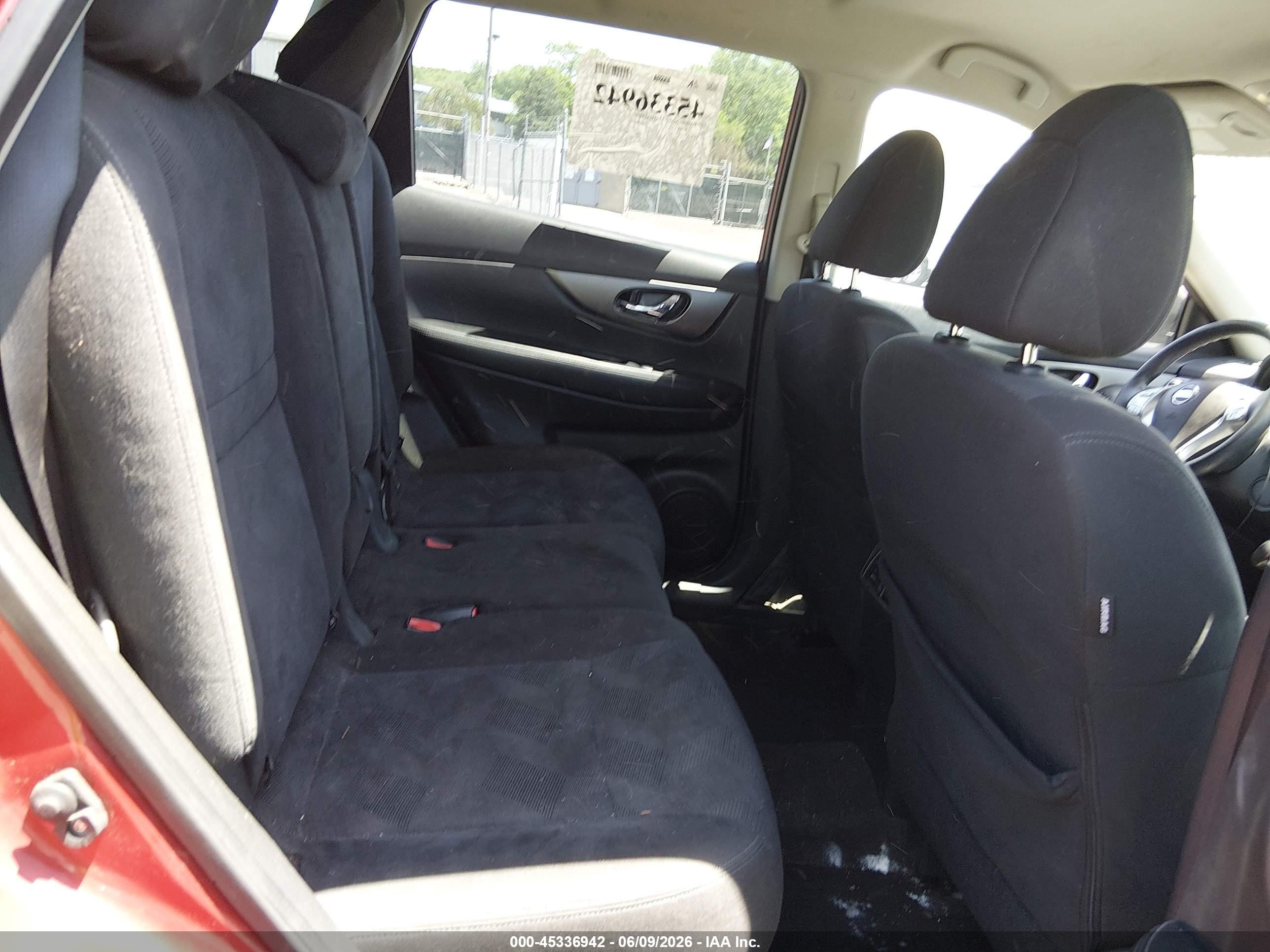 2015 Nissan Rogue Sv Темно-бордовый vin: KNMAT2MV4FP574503