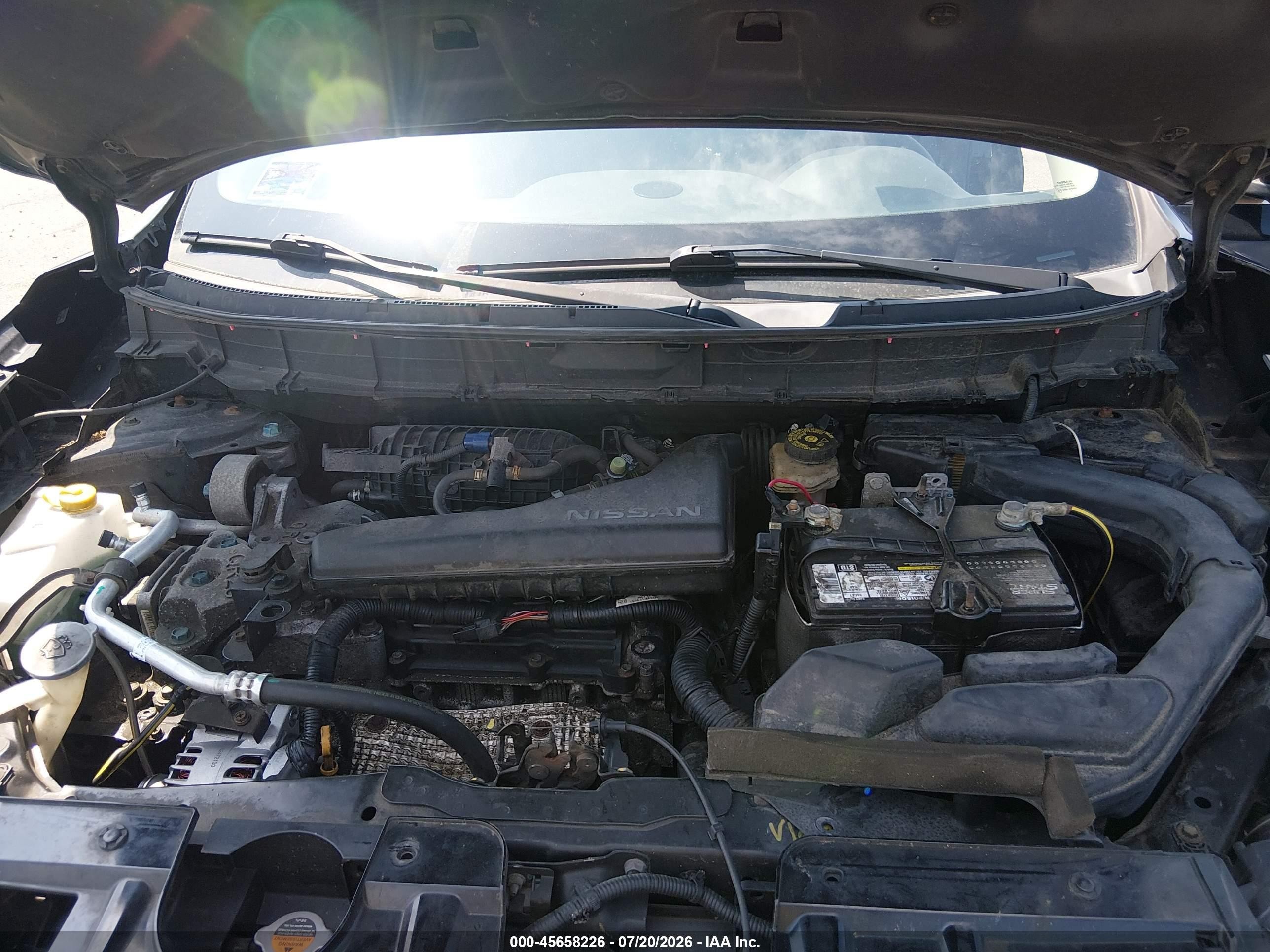 2015 Nissan Rogue S Черный vin: KNMAT2MV4FP580933