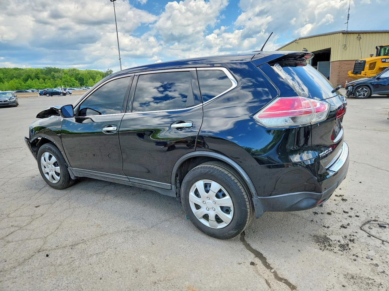 2015 Nissan Rogue Black vin: KNMAT2MV4FP588613