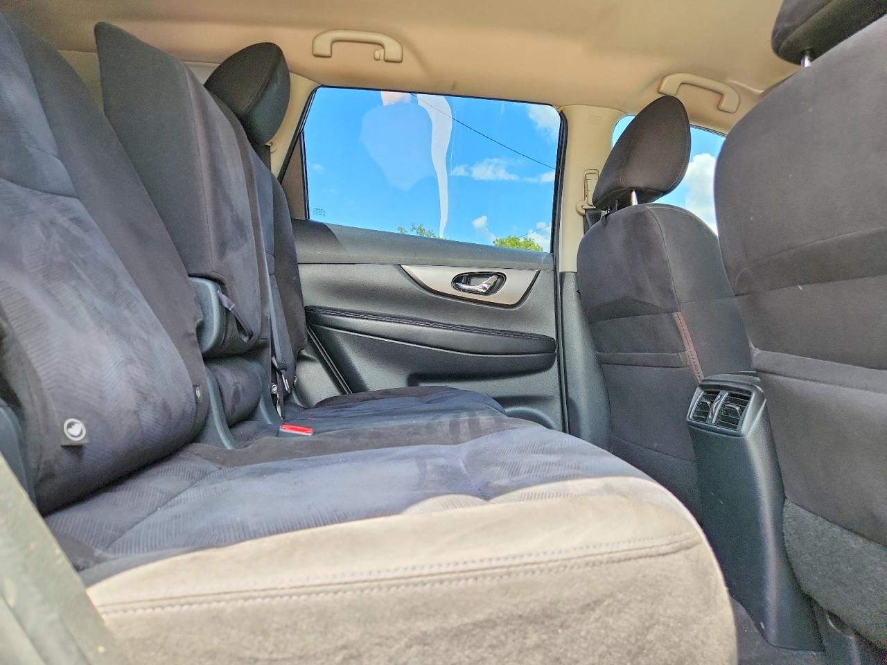 2015 Nissan Rogue Black vin: KNMAT2MV4FP588613