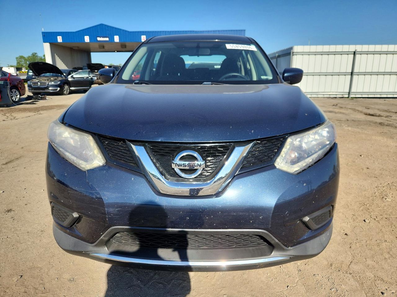 2016 Nissan Rogue S Blue vin: KNMAT2MV4GP662839