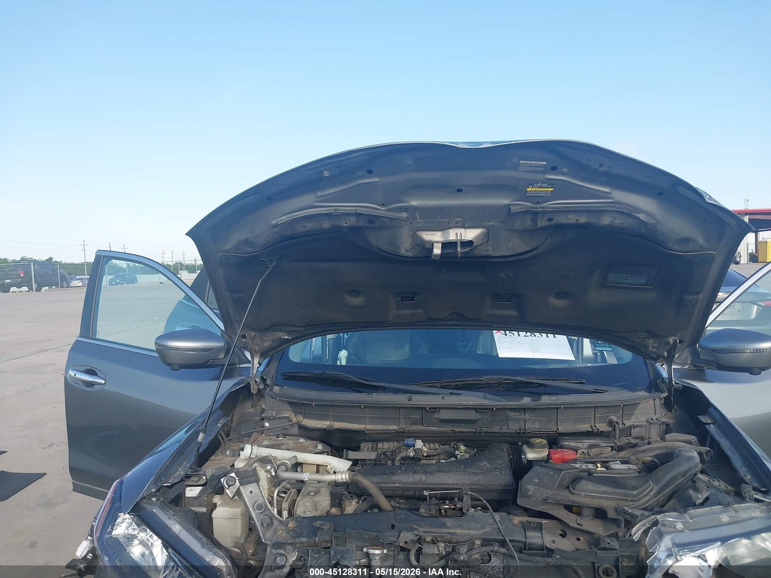 2016 Nissan Rogue Sl Серый vin: KNMAT2MV4GP728449