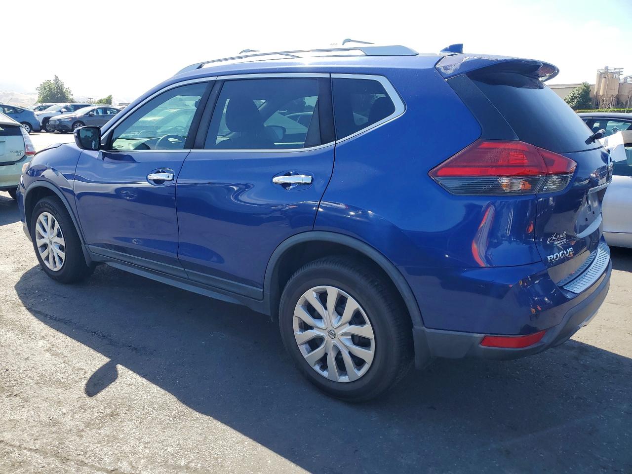 2017 Nissan Rogue S Blue vin: KNMAT2MV4HP585097
