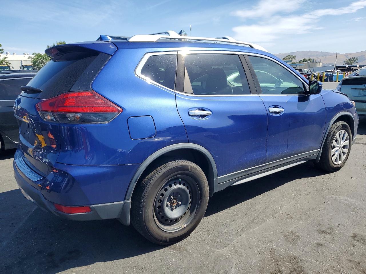 2017 Nissan Rogue S Blue vin: KNMAT2MV4HP585097