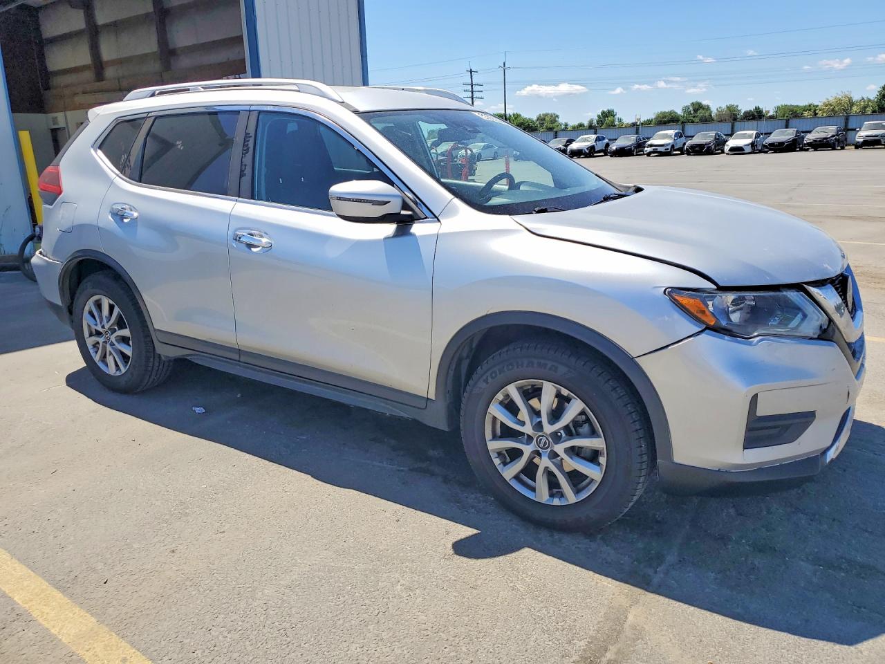 2019 Nissan Rogue Sv Silver vin: KNMAT2MV4KP507510
