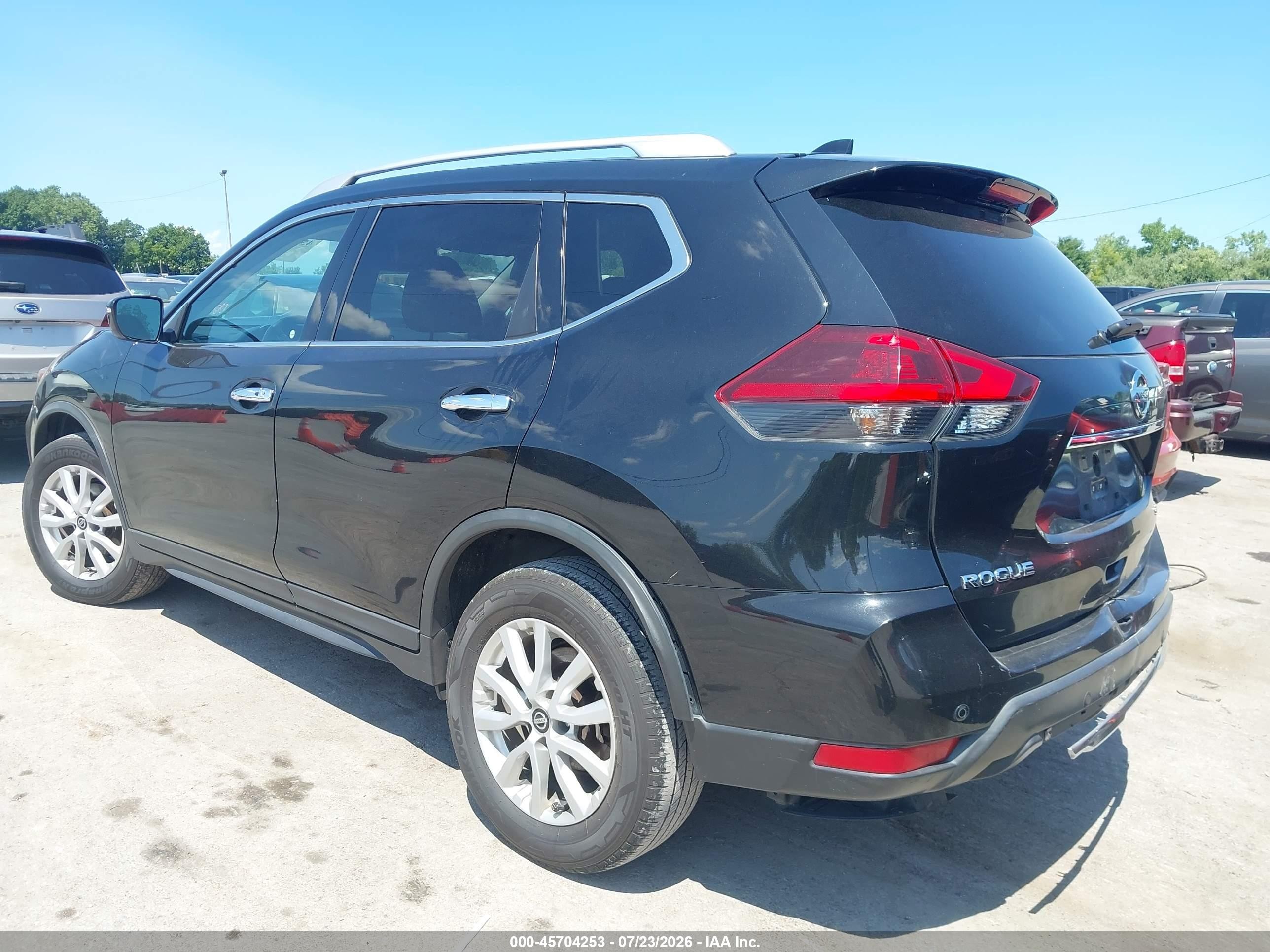 2020 Nissan Rogue Sv Intelligent Awd Black vin: KNMAT2MV4LP502308