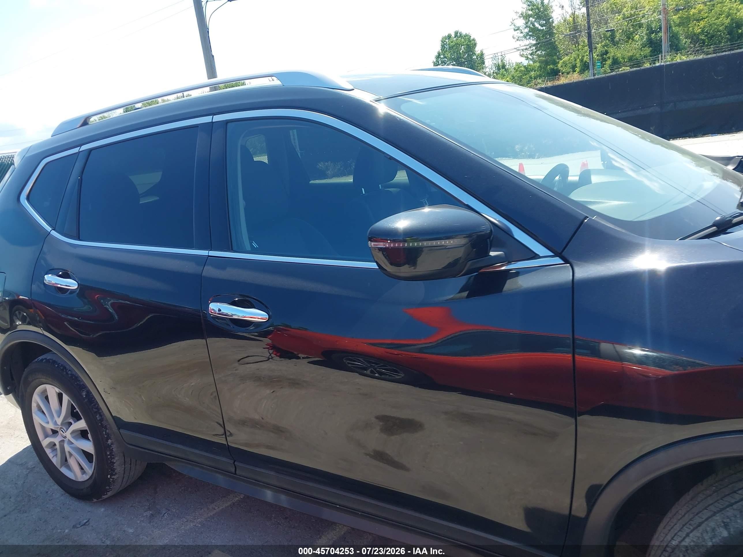 2020 Nissan Rogue Sv Intelligent Awd Black vin: KNMAT2MV4LP502308
