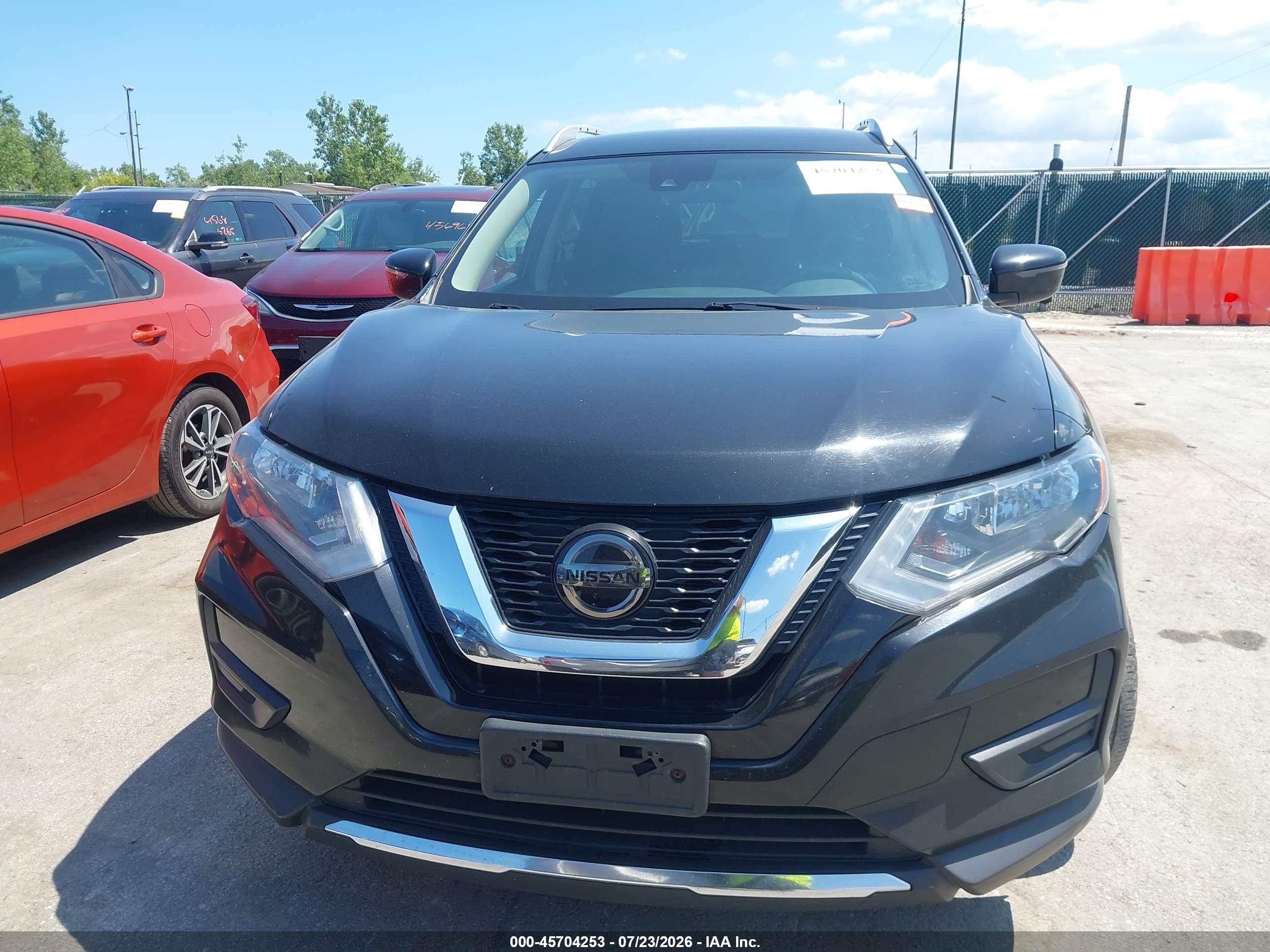 2020 Nissan Rogue Sv Intelligent Awd Black vin: KNMAT2MV4LP502308
