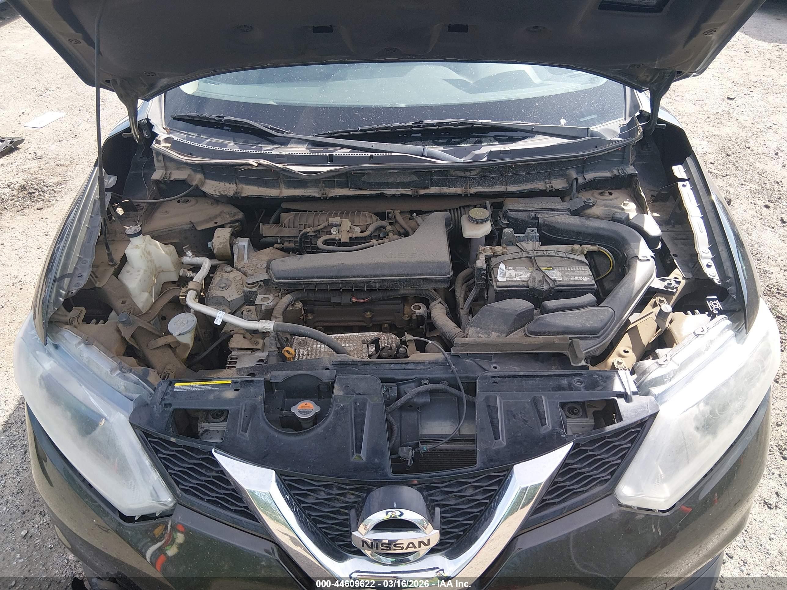 2015 Nissan Rogue Sv Brown vin: KNMAT2MV5FP514780