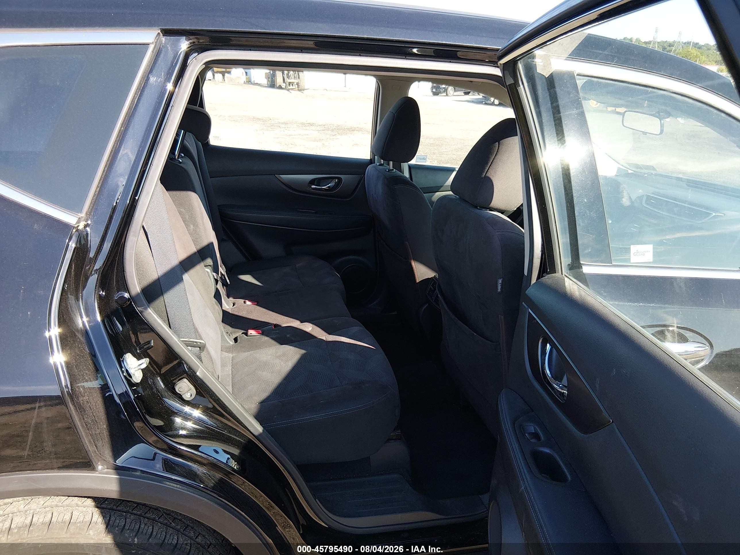 2015 Nissan Rogue S Black vin: KNMAT2MV5FP516805