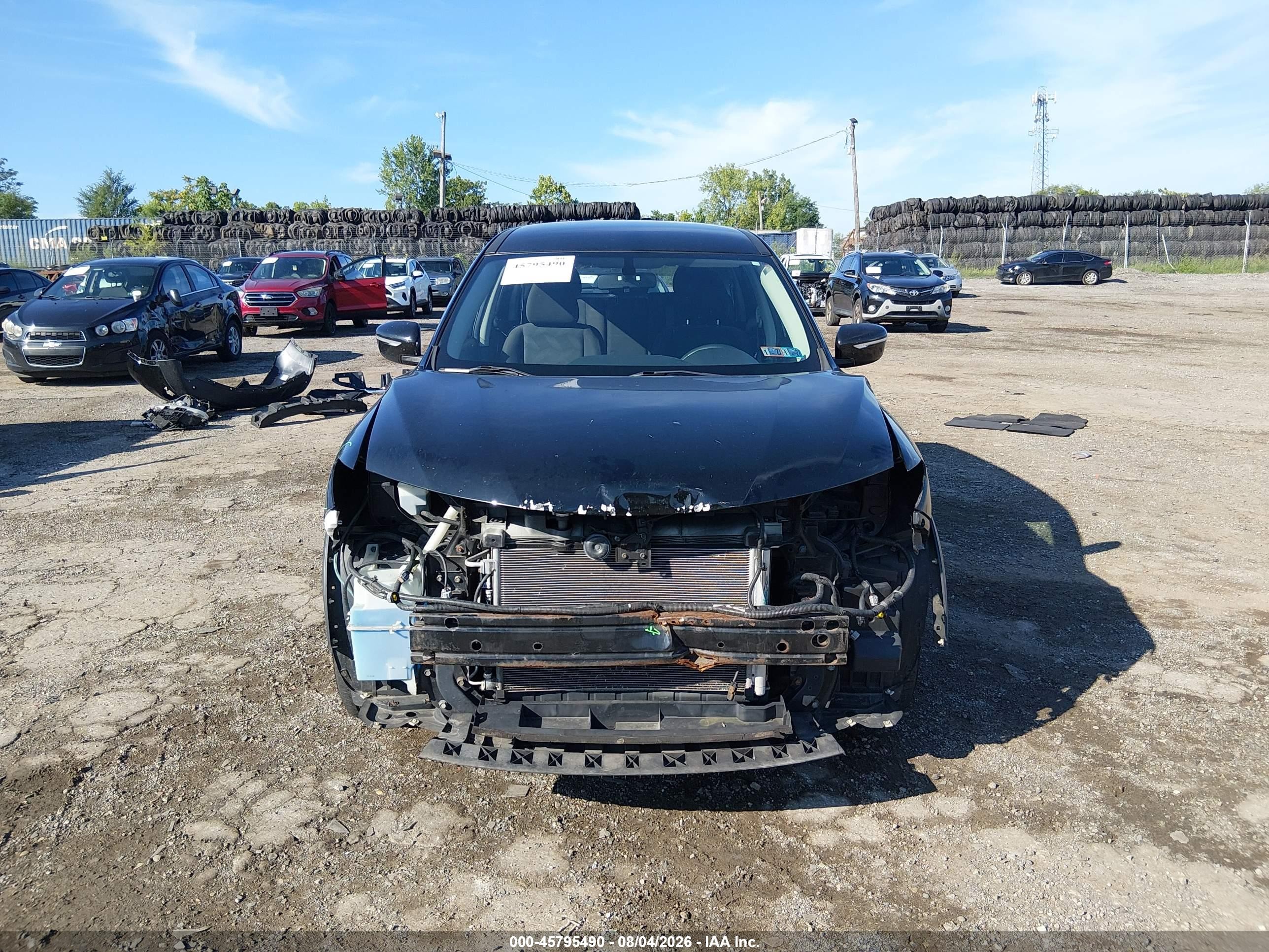 2015 Nissan Rogue S Black vin: KNMAT2MV5FP516805