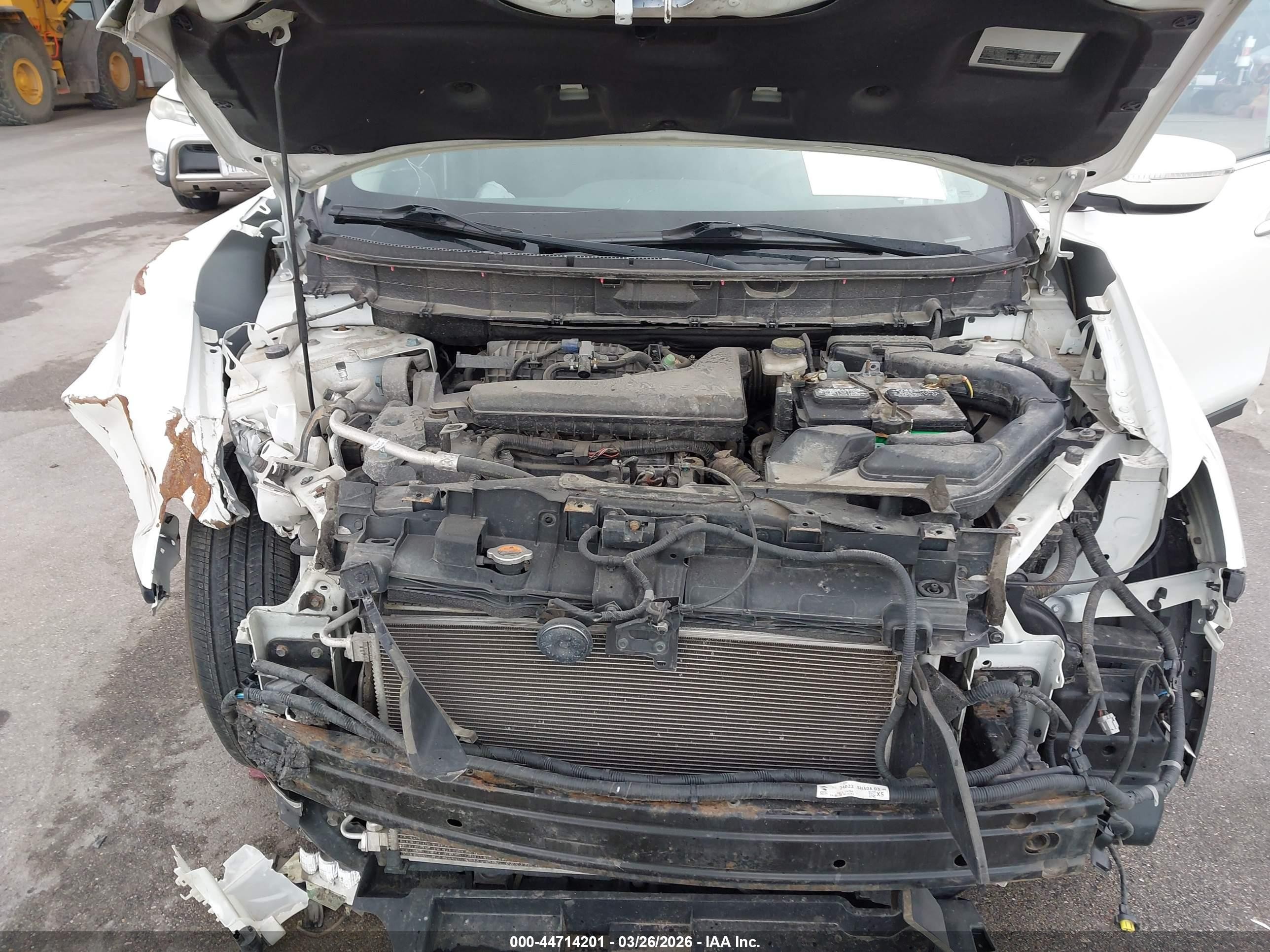 2015 Nissan Rogue Sv White vin: KNMAT2MV5FP520837